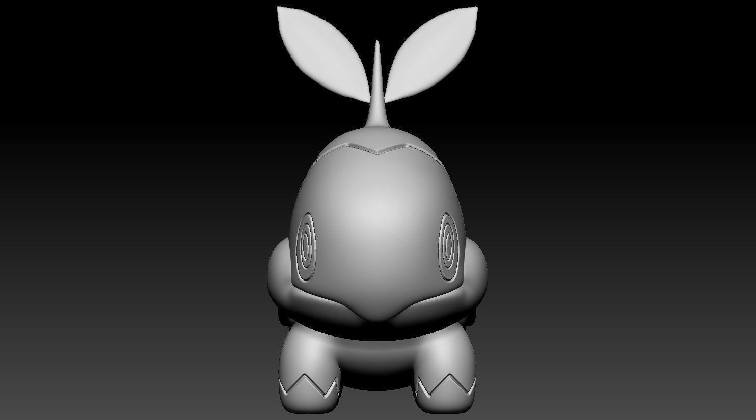 Turtwig 3D print model_2