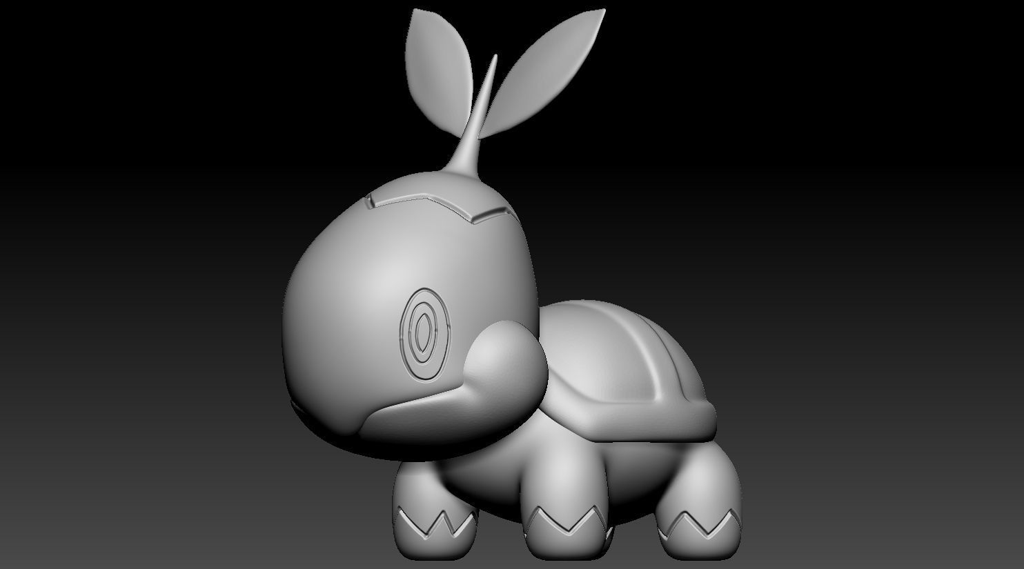 Turtwig 3D print model_4