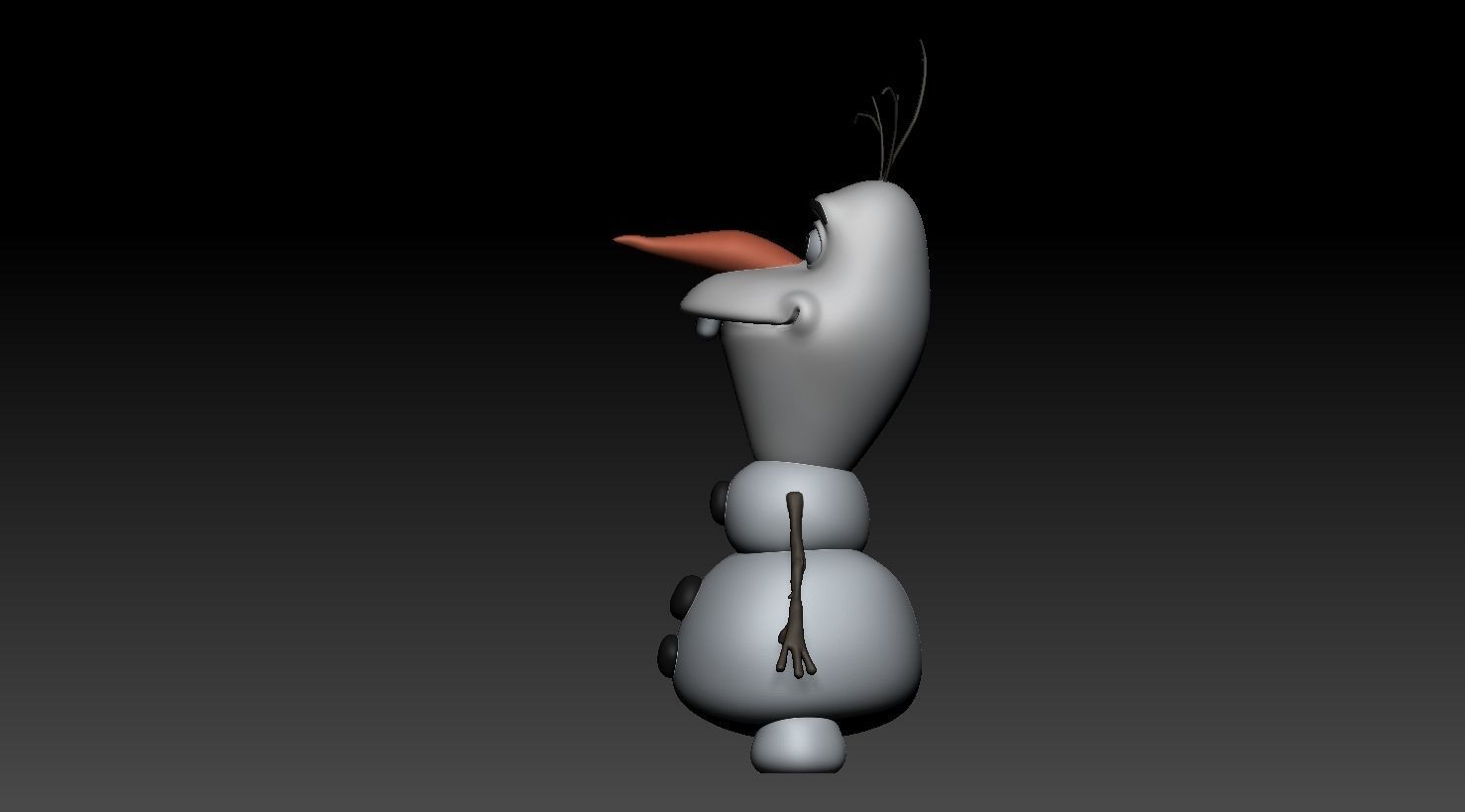 Olaf Frozen 3D print model_3