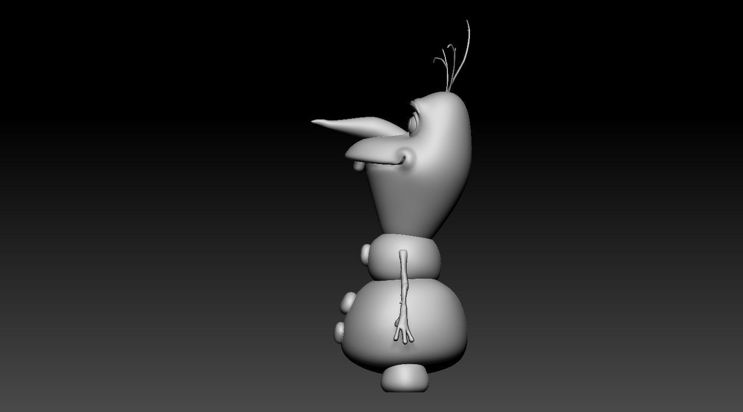 Olaf Frozen 3D print model_4