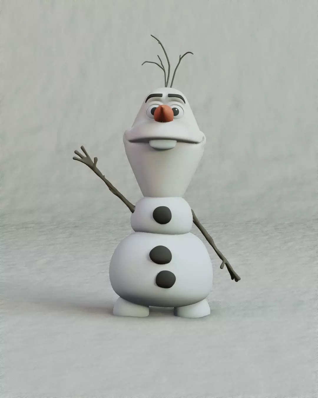 Olaf Frozen 3D print model_0