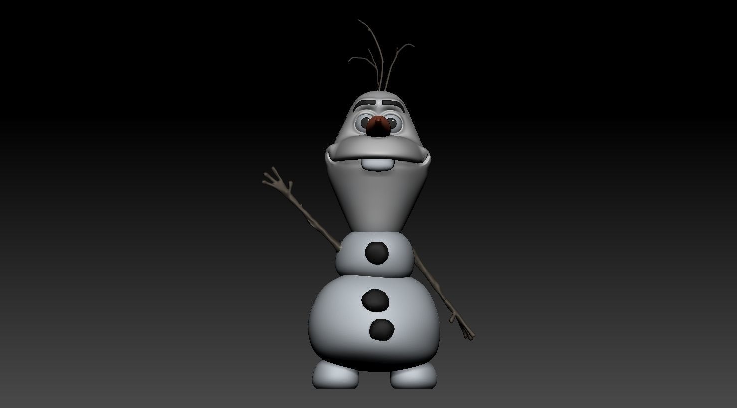 Olaf Frozen 3D print model_1