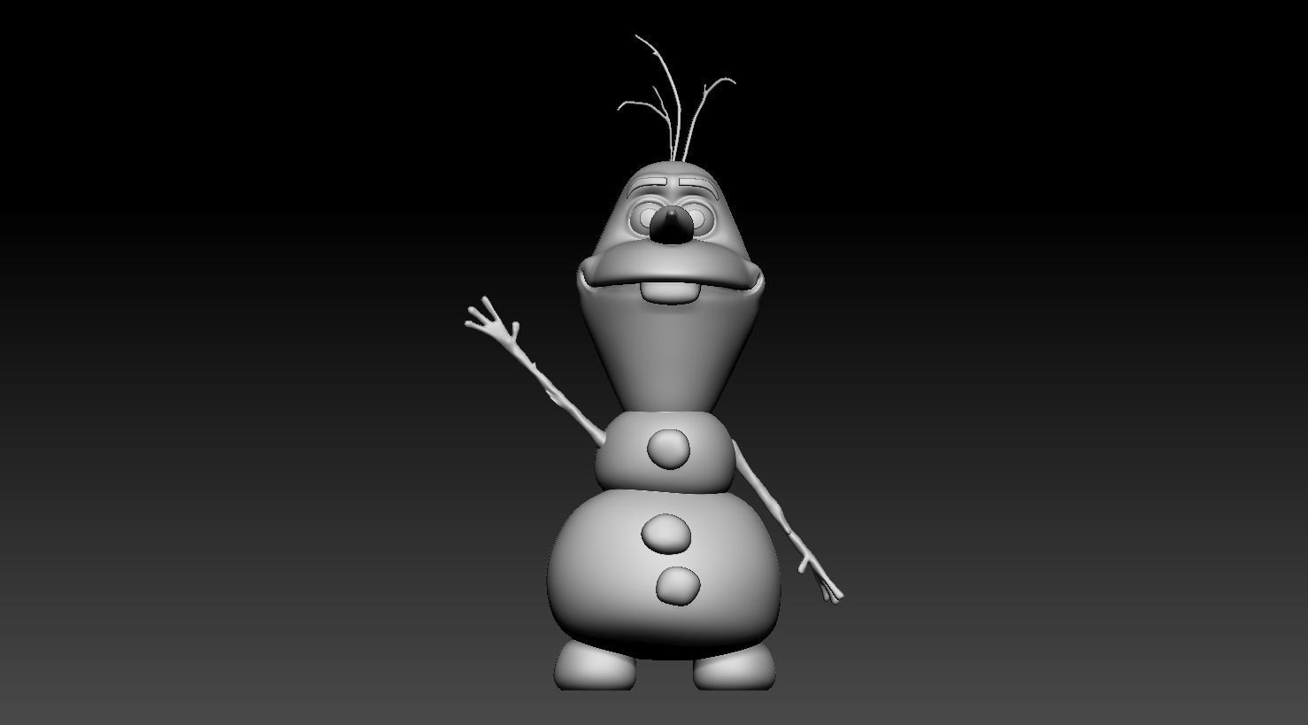 Olaf Frozen 3D print model_2