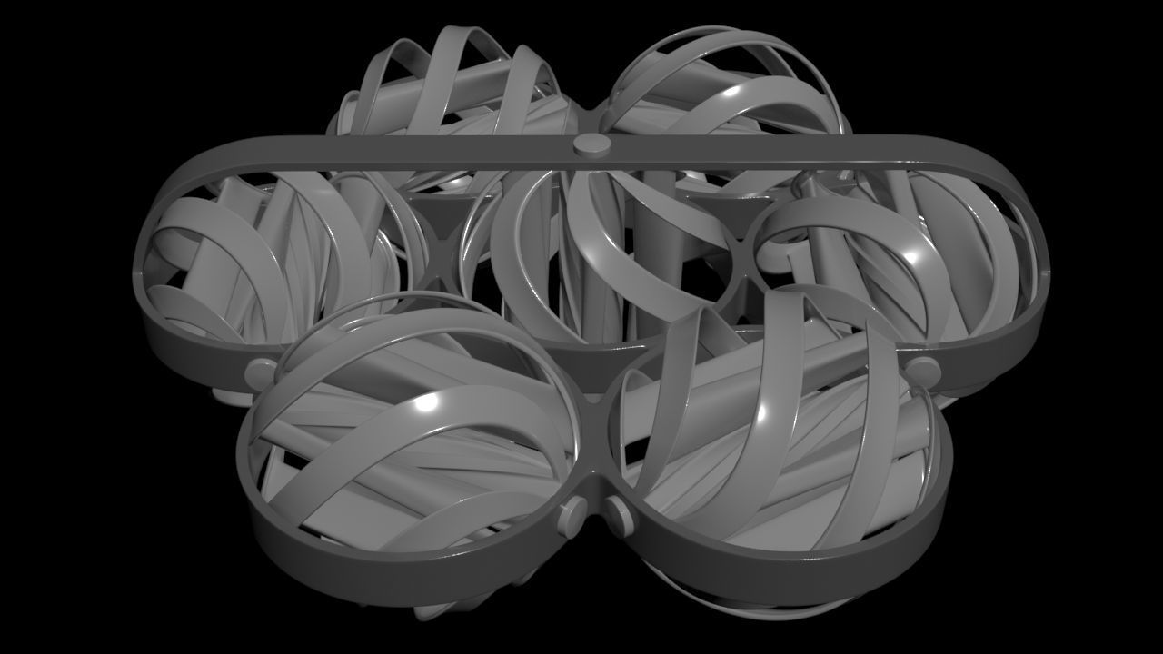 Cyclotronic Lifter - Symphony of Symmetry - Concept 3D model_1