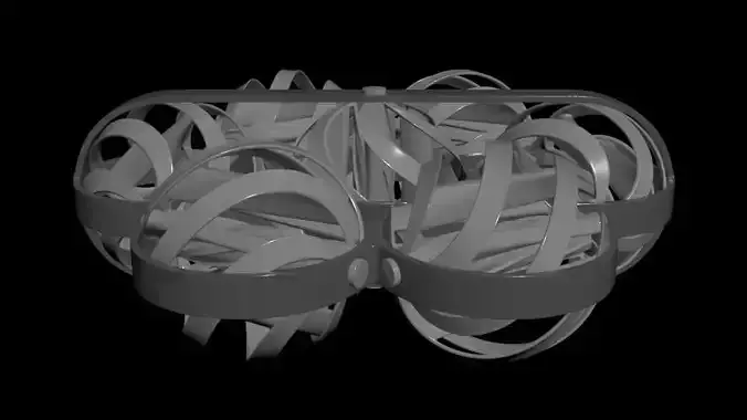 Cyclotronic Lifter - Symphony of Symmetry - Concept 3D model