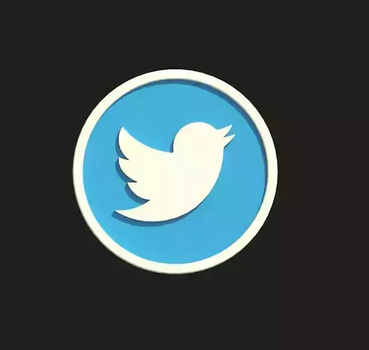 Twitter social network logo