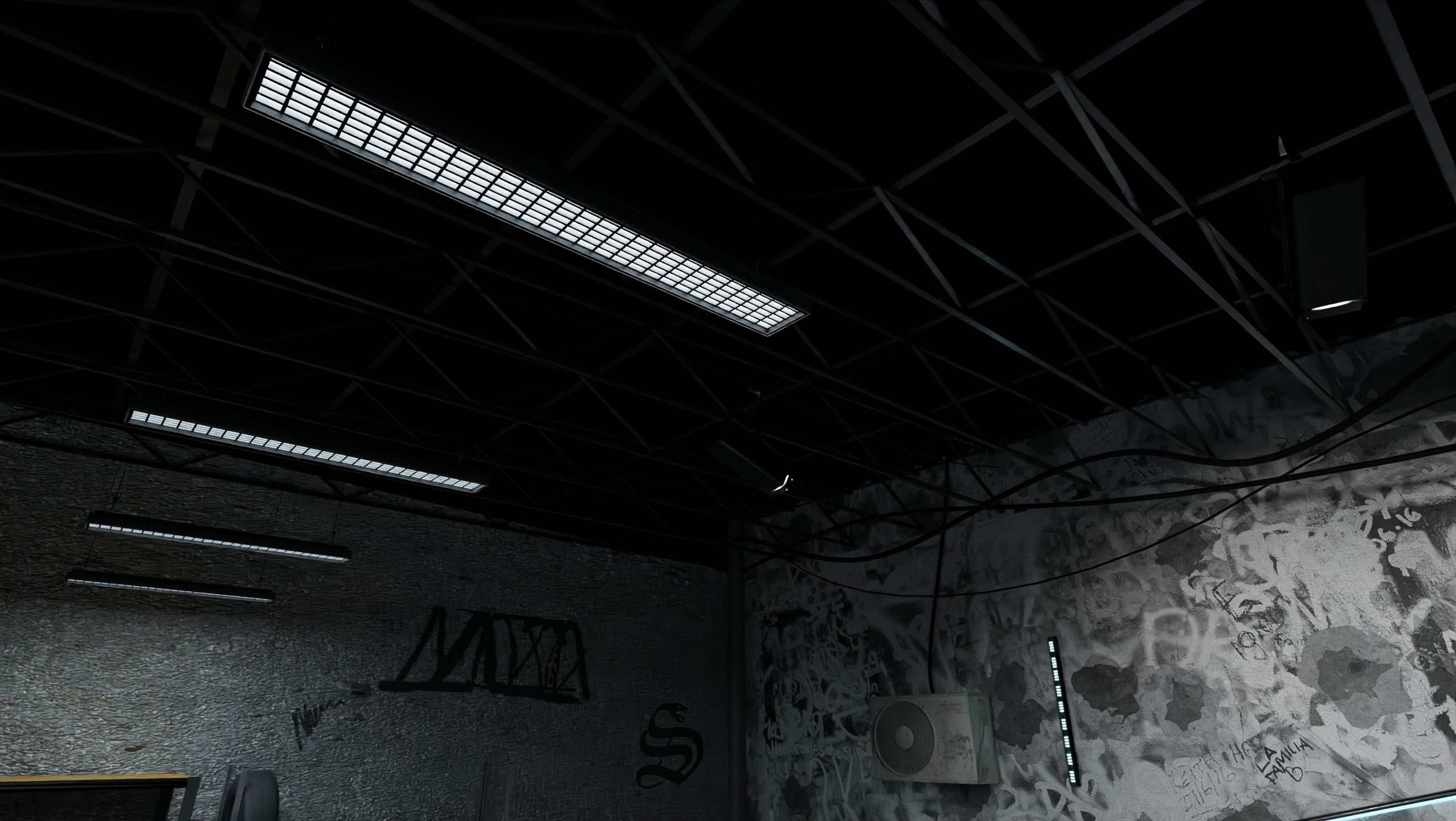 Detailed Car Garage 3D Blender File Textured FBX OBJ MTL Files 3D model_9