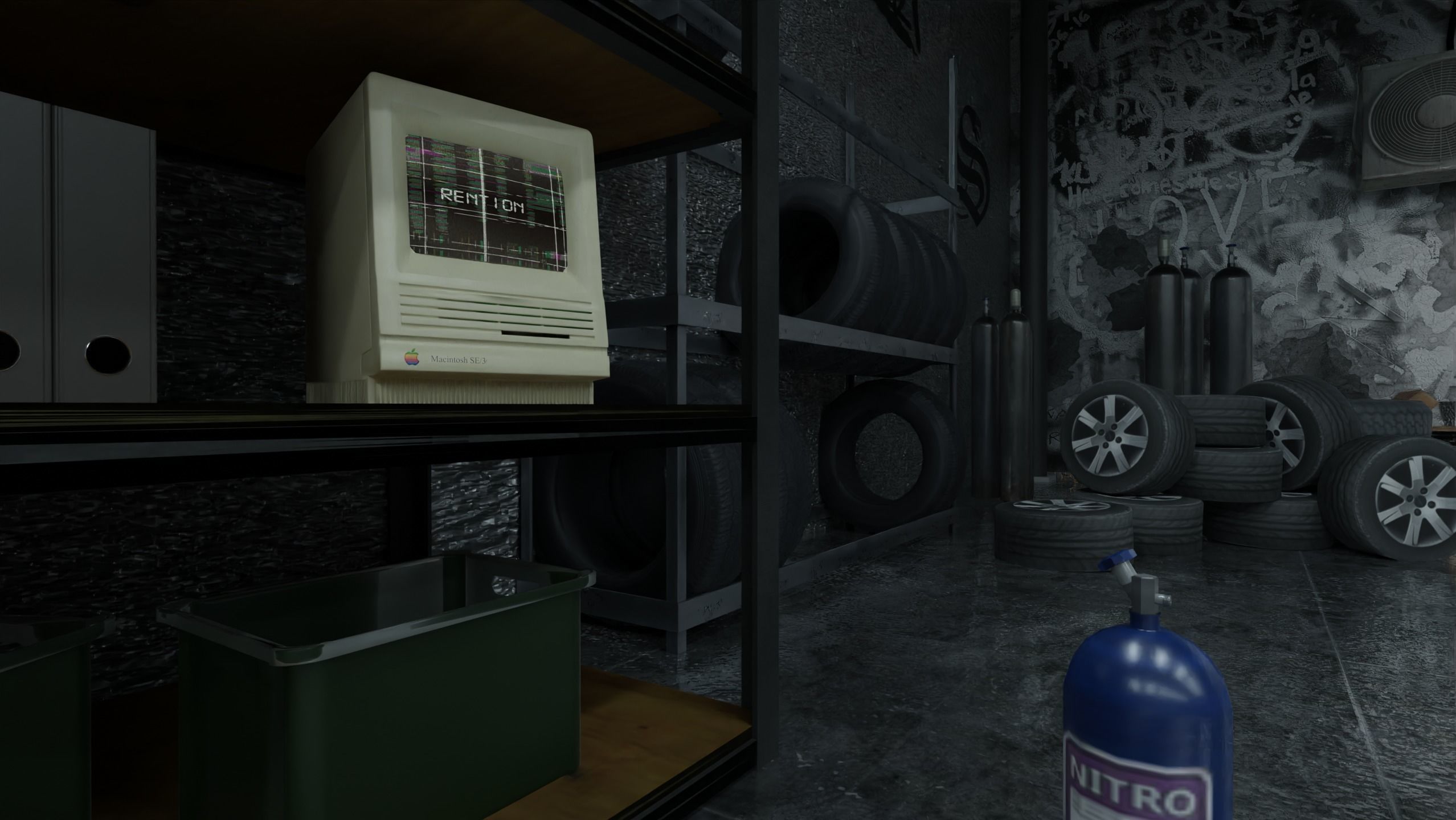 Detailed Car Garage 3D Blender File Textured FBX OBJ MTL Files 3D model_3