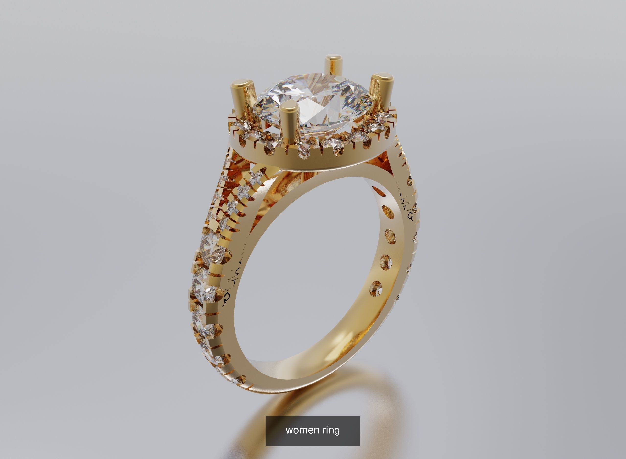 rings and pendants 3D Model Collection_109