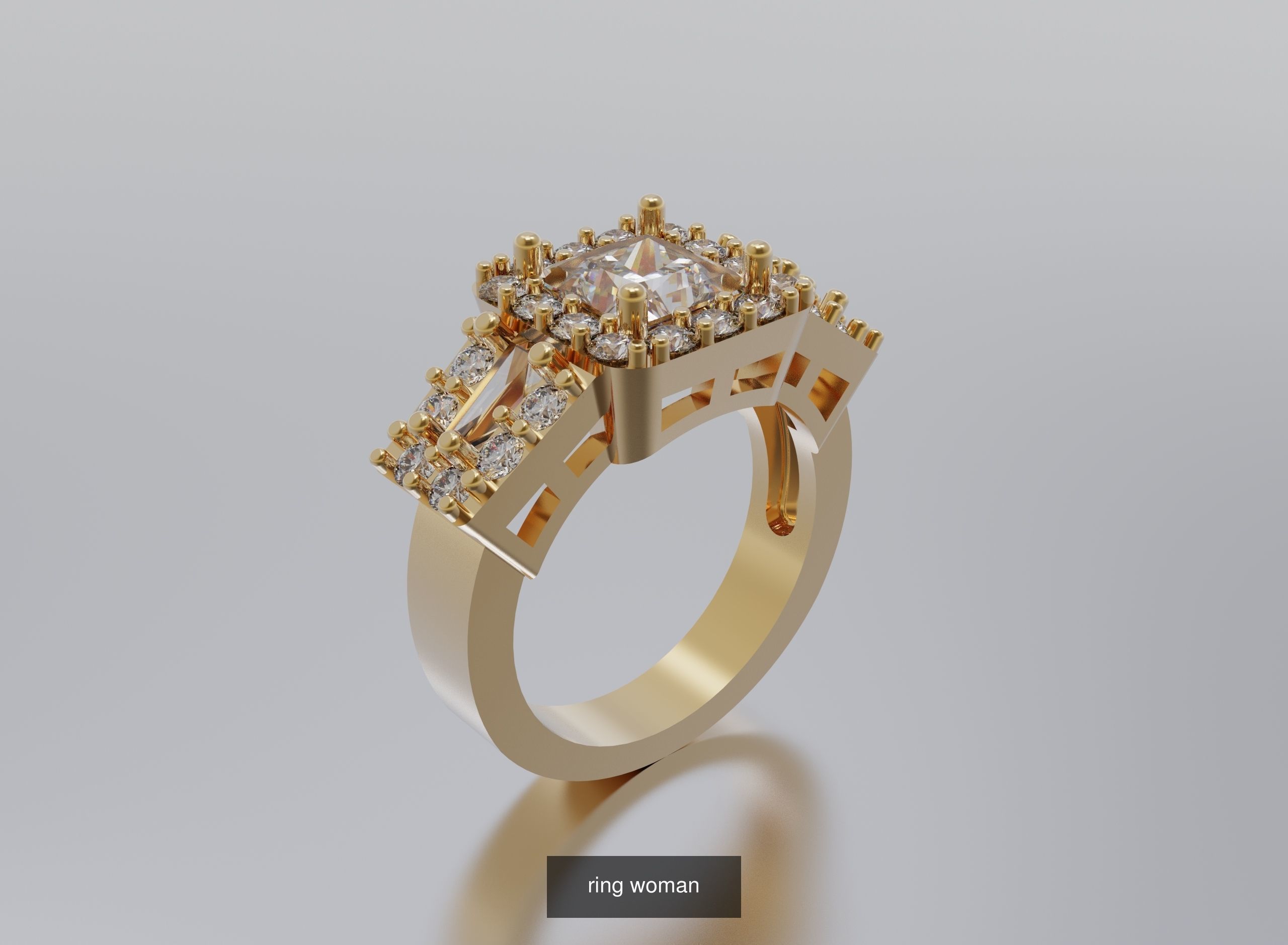 rings and pendants 3D Model Collection_58