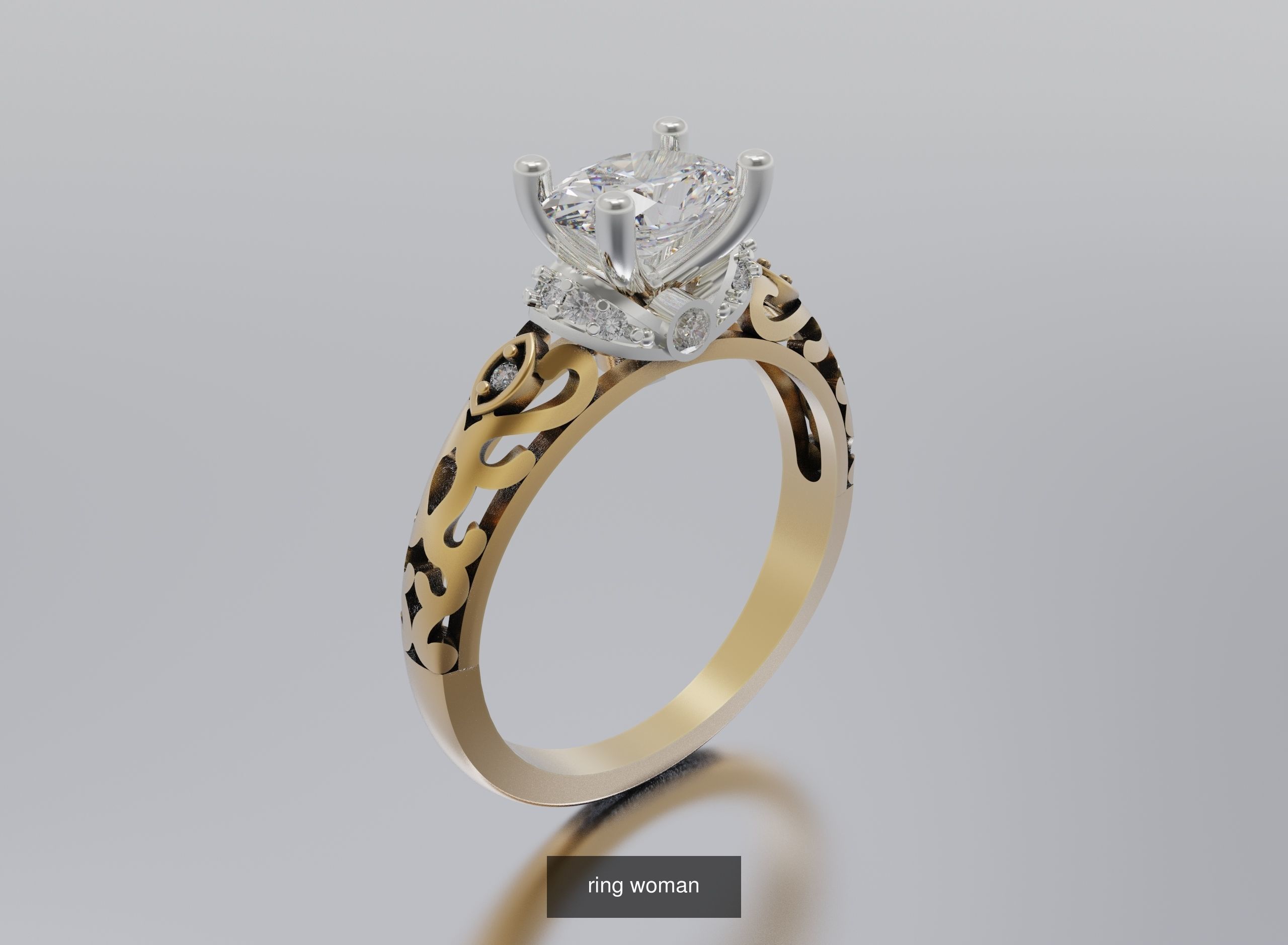 rings and pendants 3D Model Collection_60