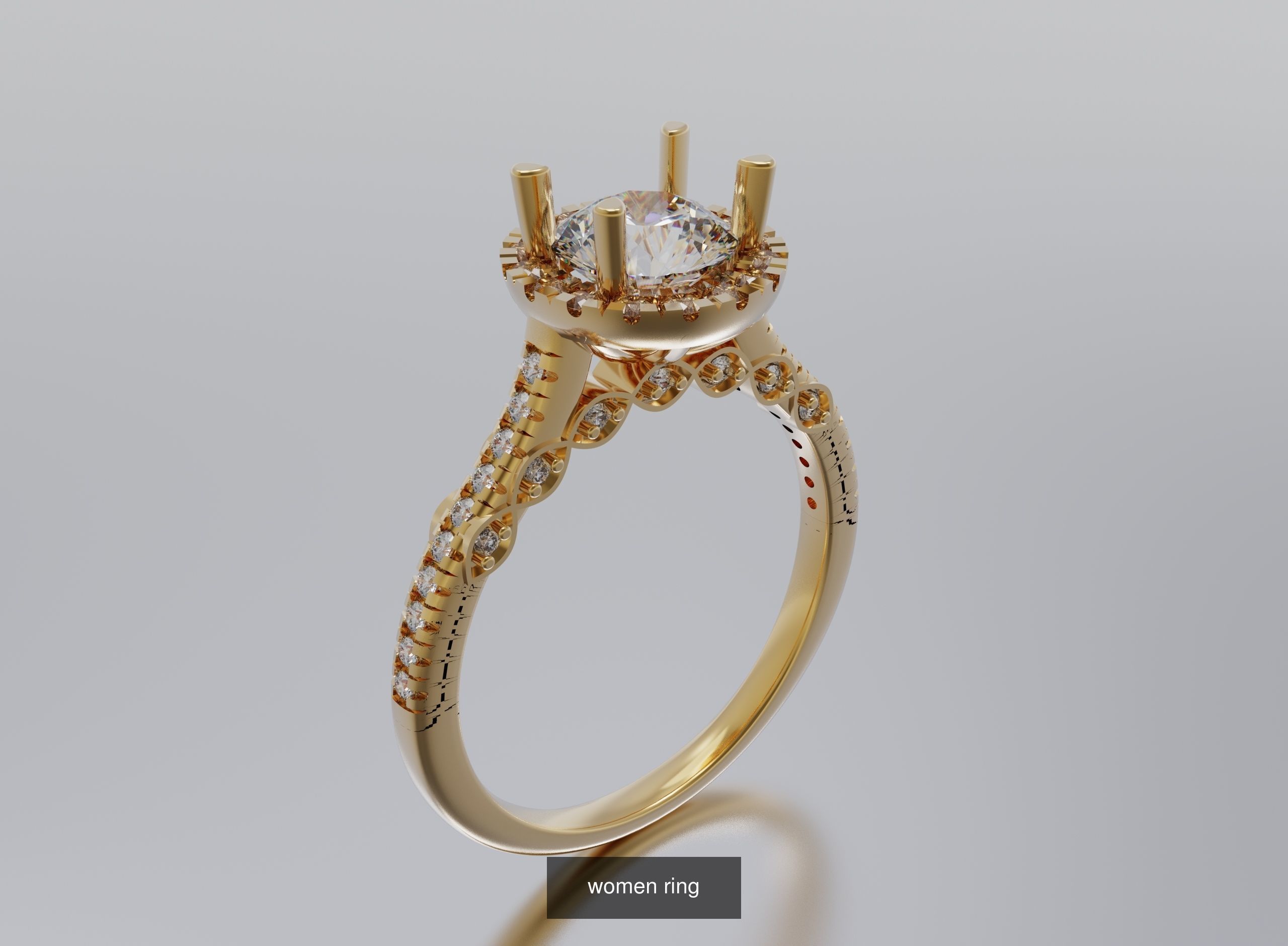 rings and pendants 3D Model Collection_78