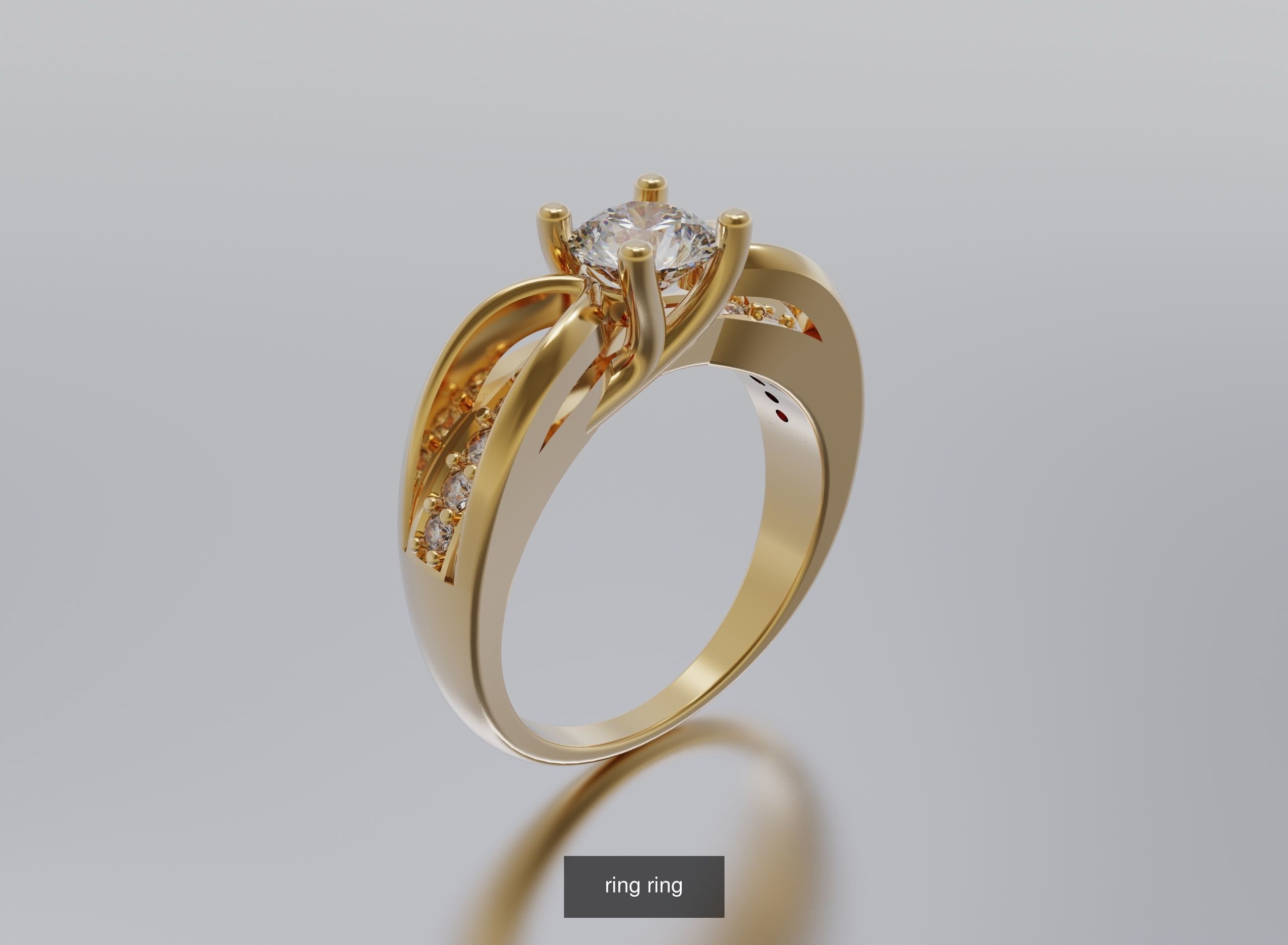 rings and pendants 3D Model Collection_30