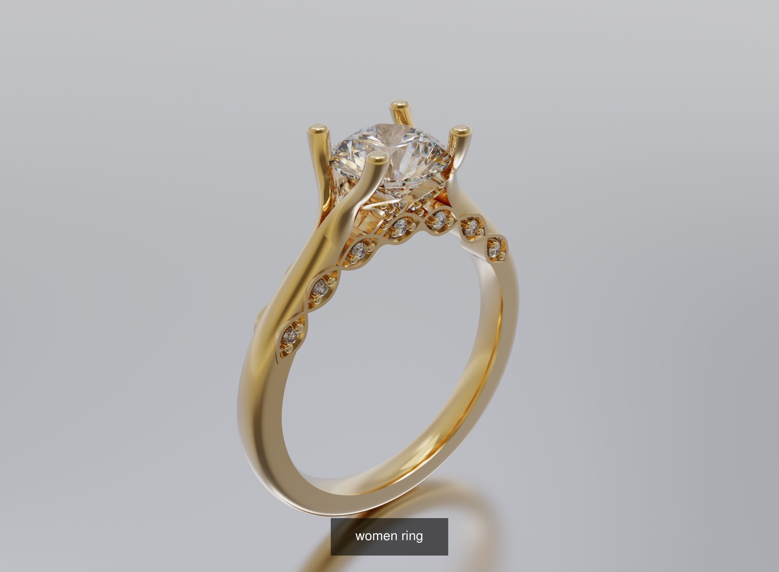 rings and pendants 3D Model Collection_115