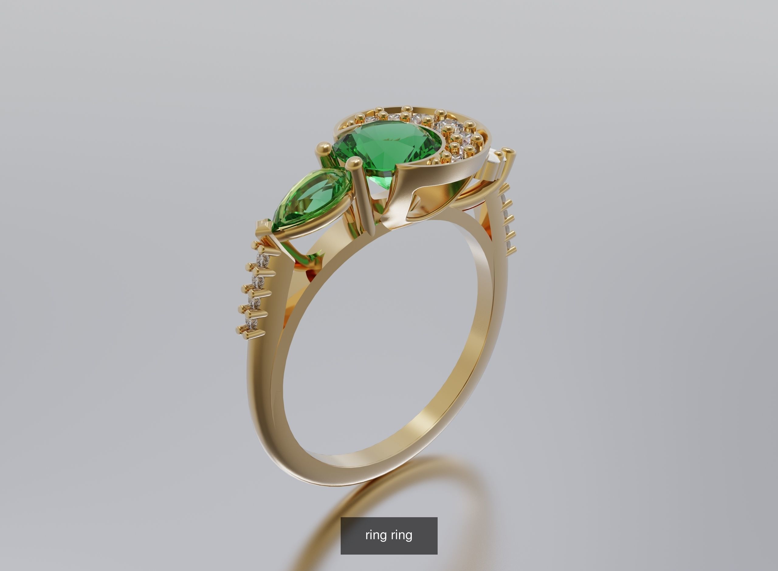 rings and pendants 3D Model Collection_36