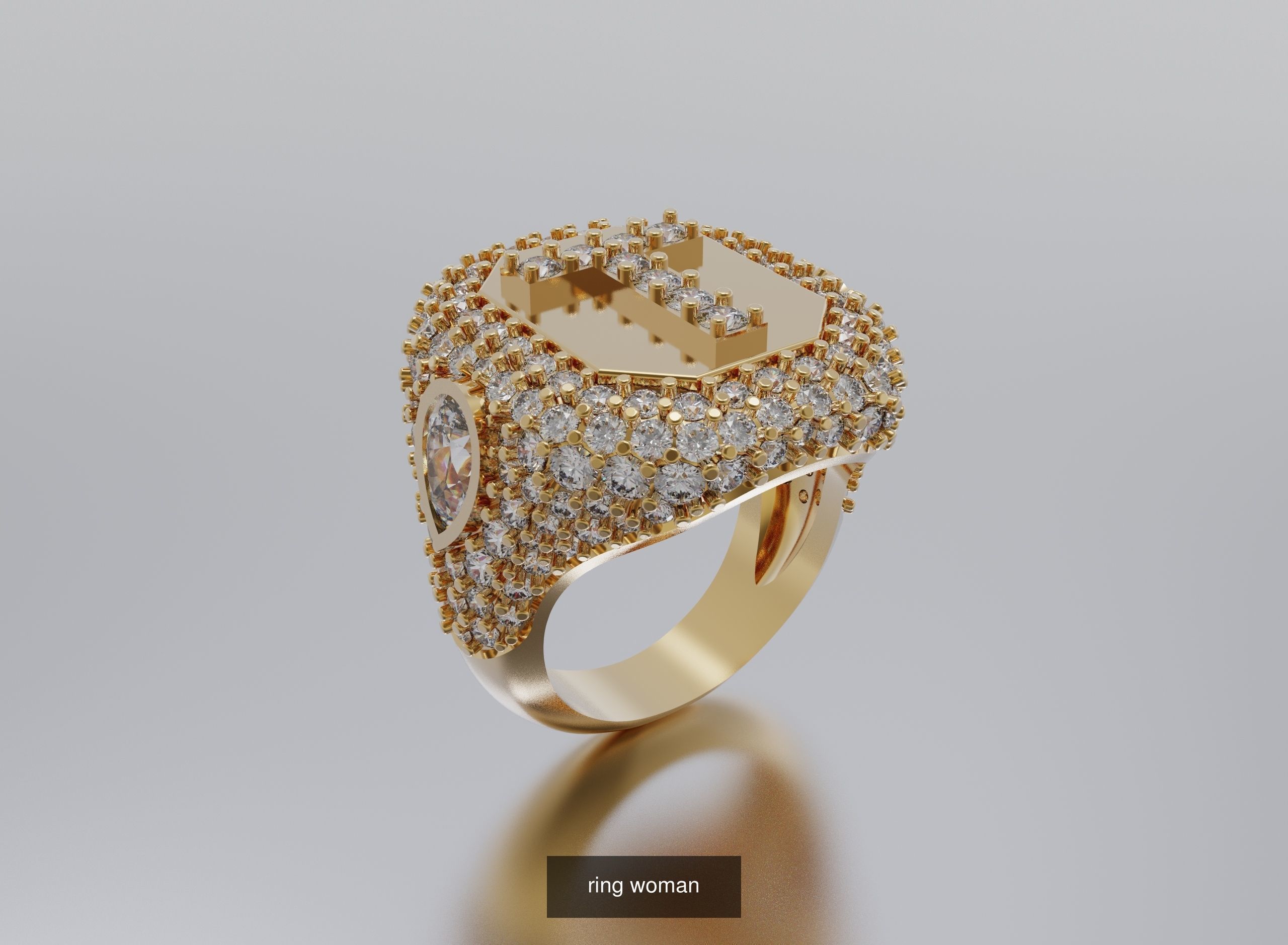 rings and pendants 3D Model Collection_10