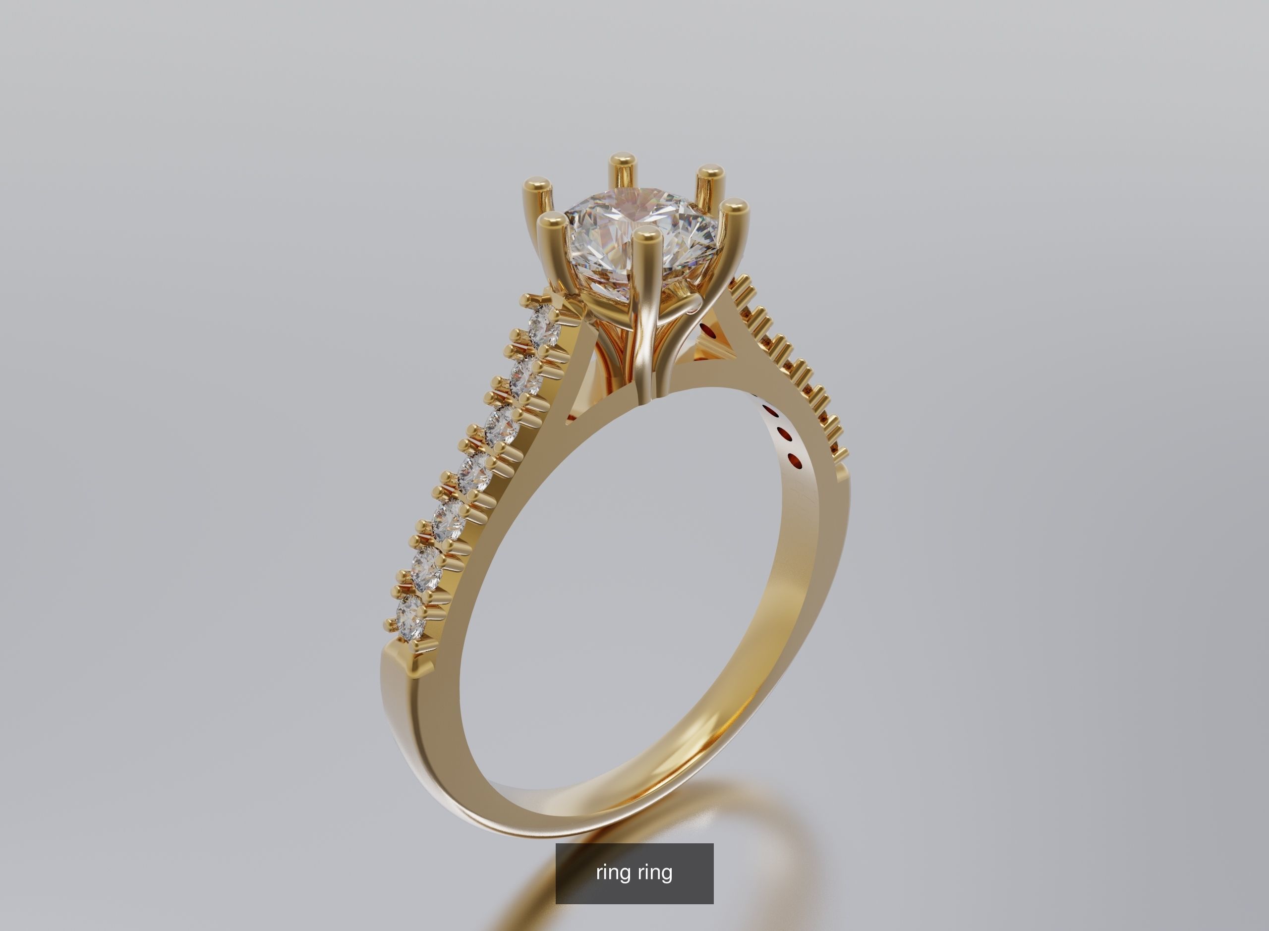 rings and pendants 3D Model Collection_34
