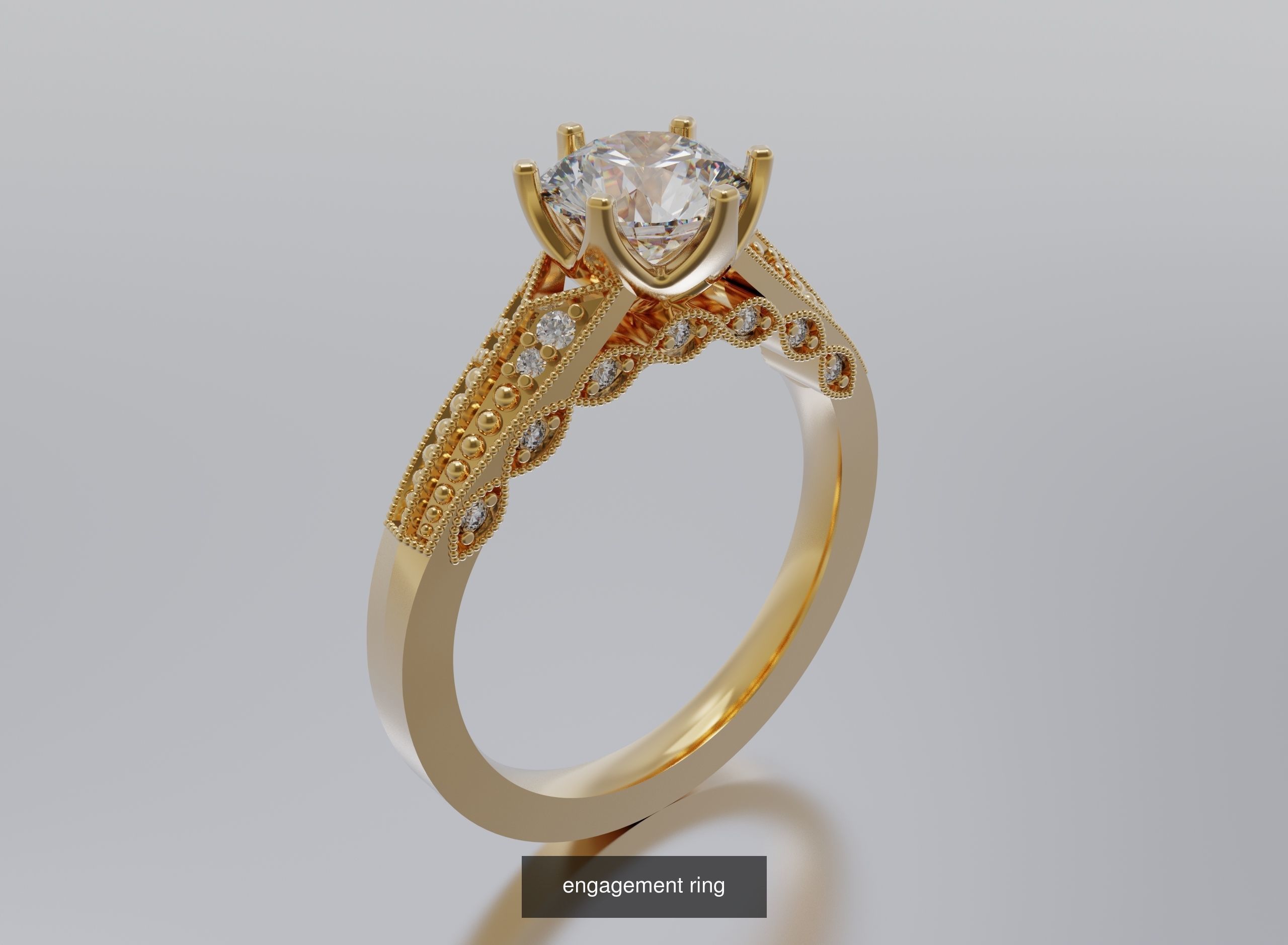 rings and pendants 3D Model Collection_88