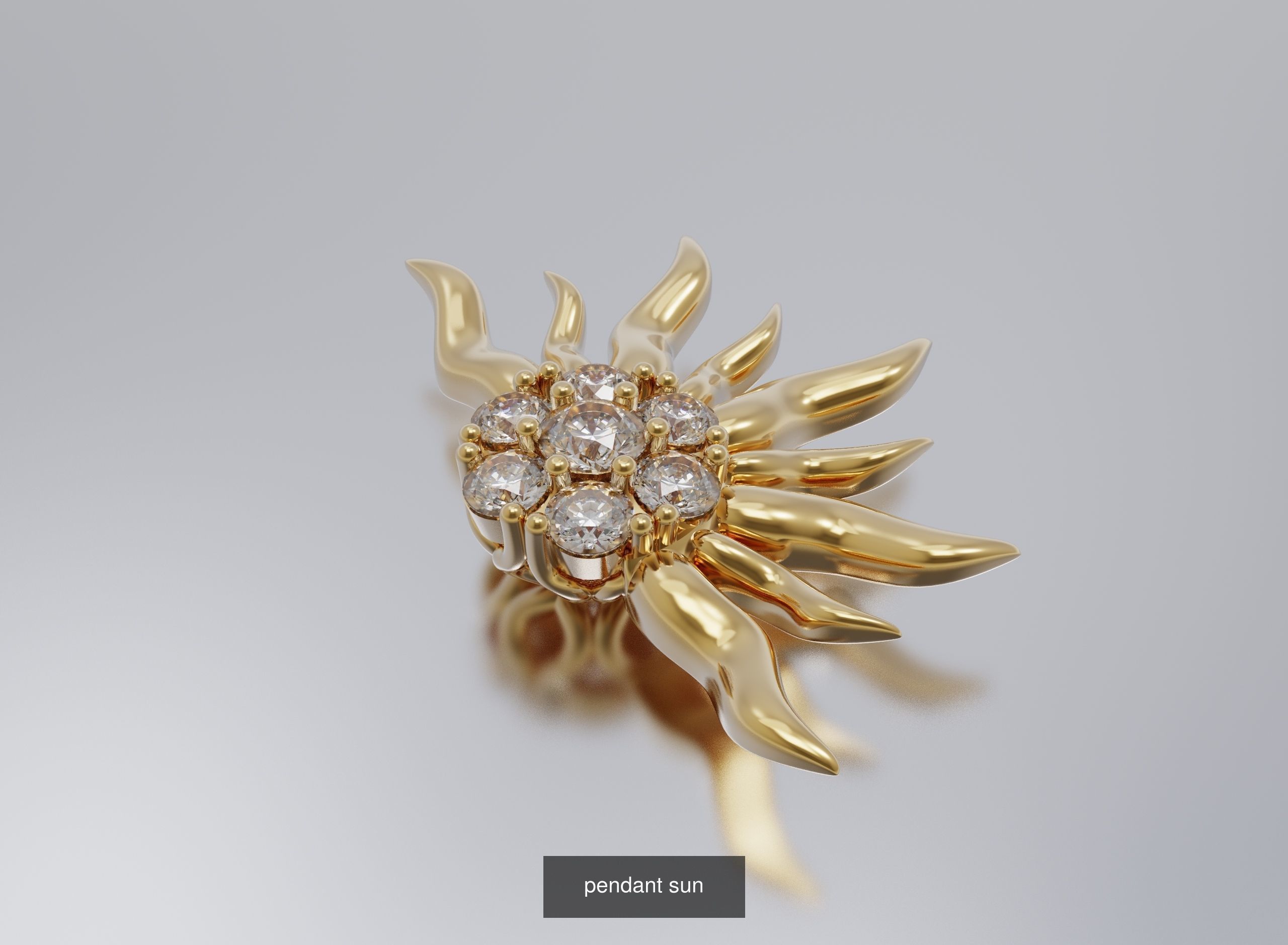 rings and pendants 3D Model Collection_98