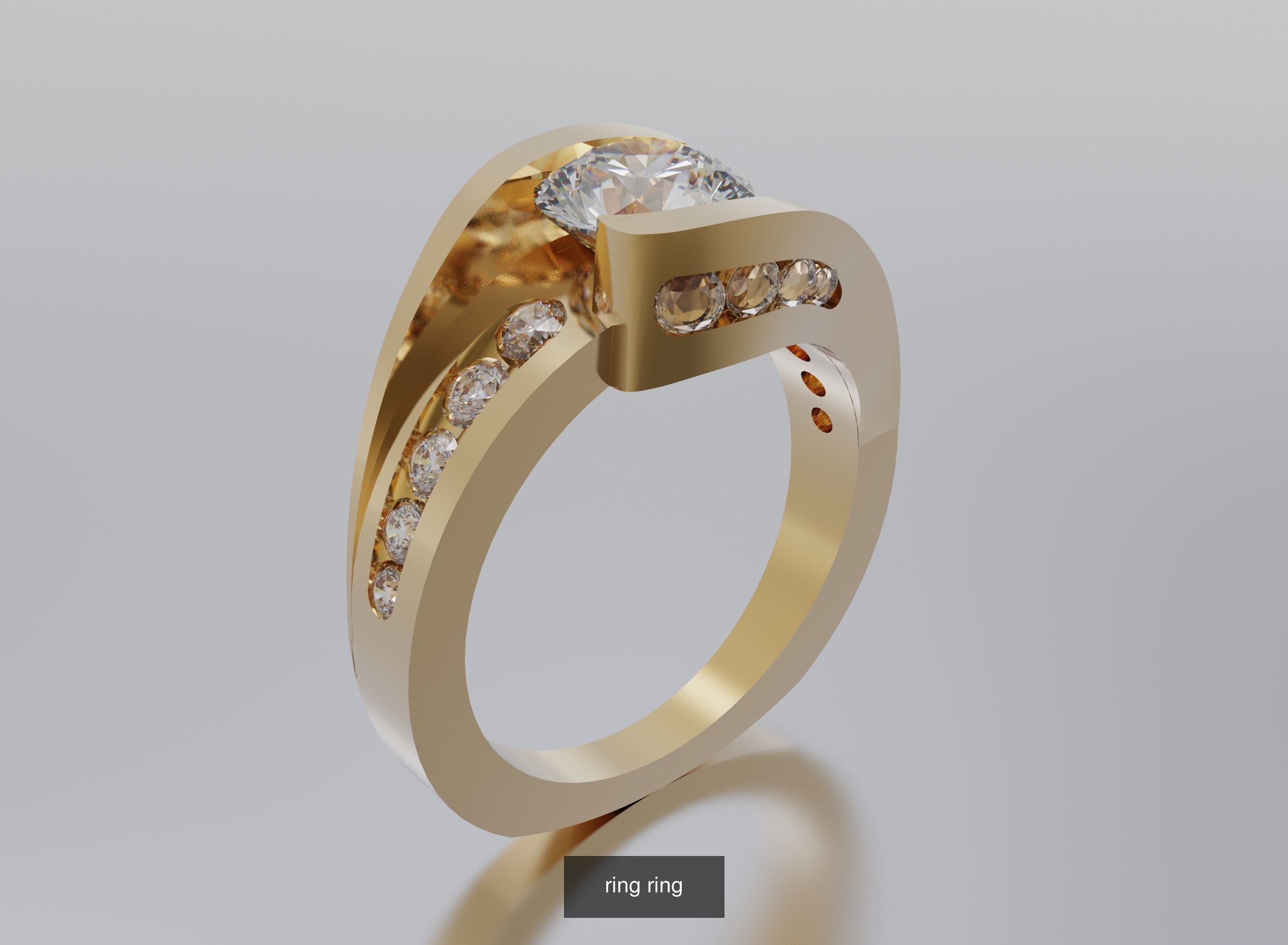 rings and pendants 3D Model Collection_44
