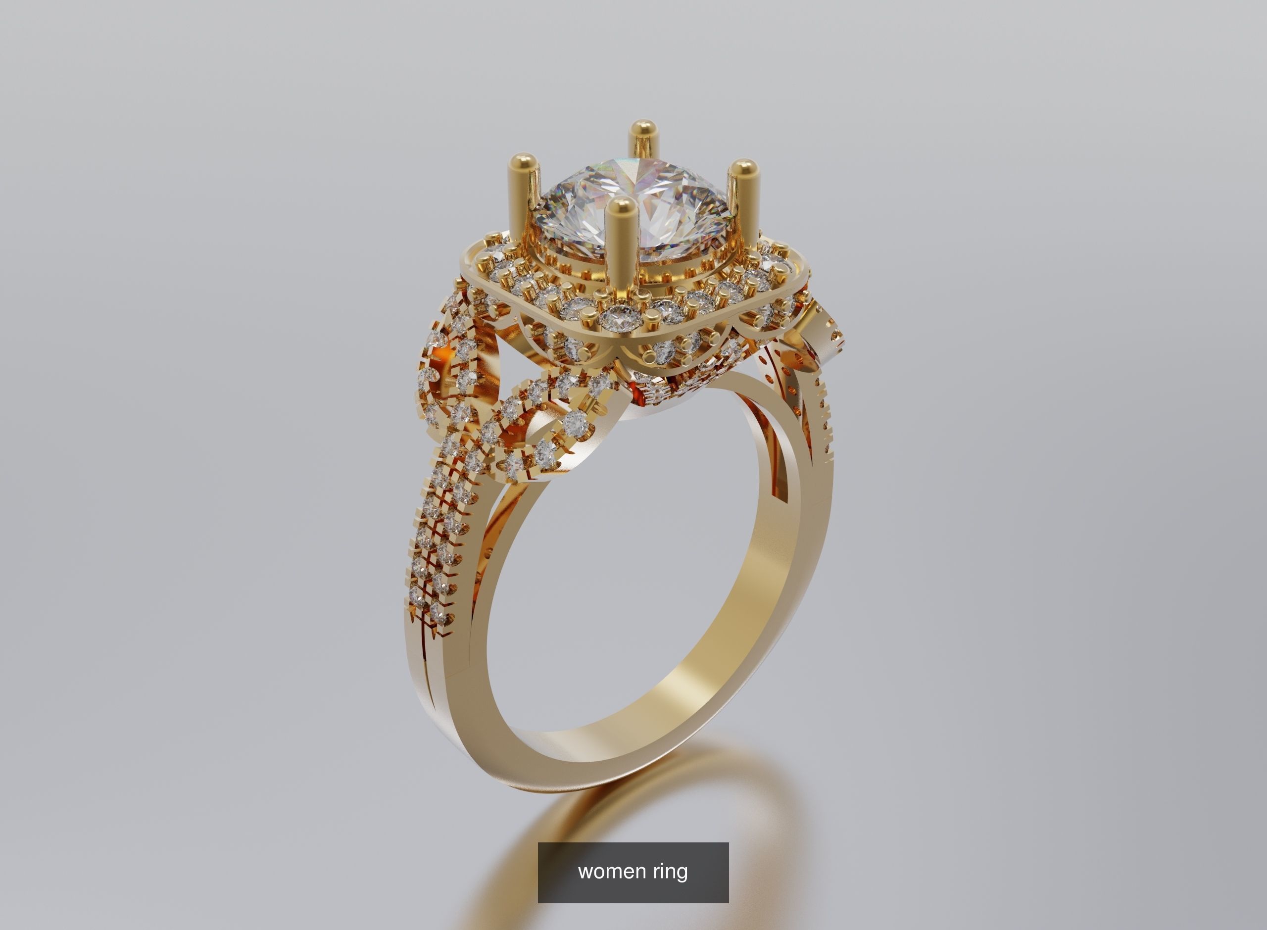 rings and pendants 3D Model Collection_76