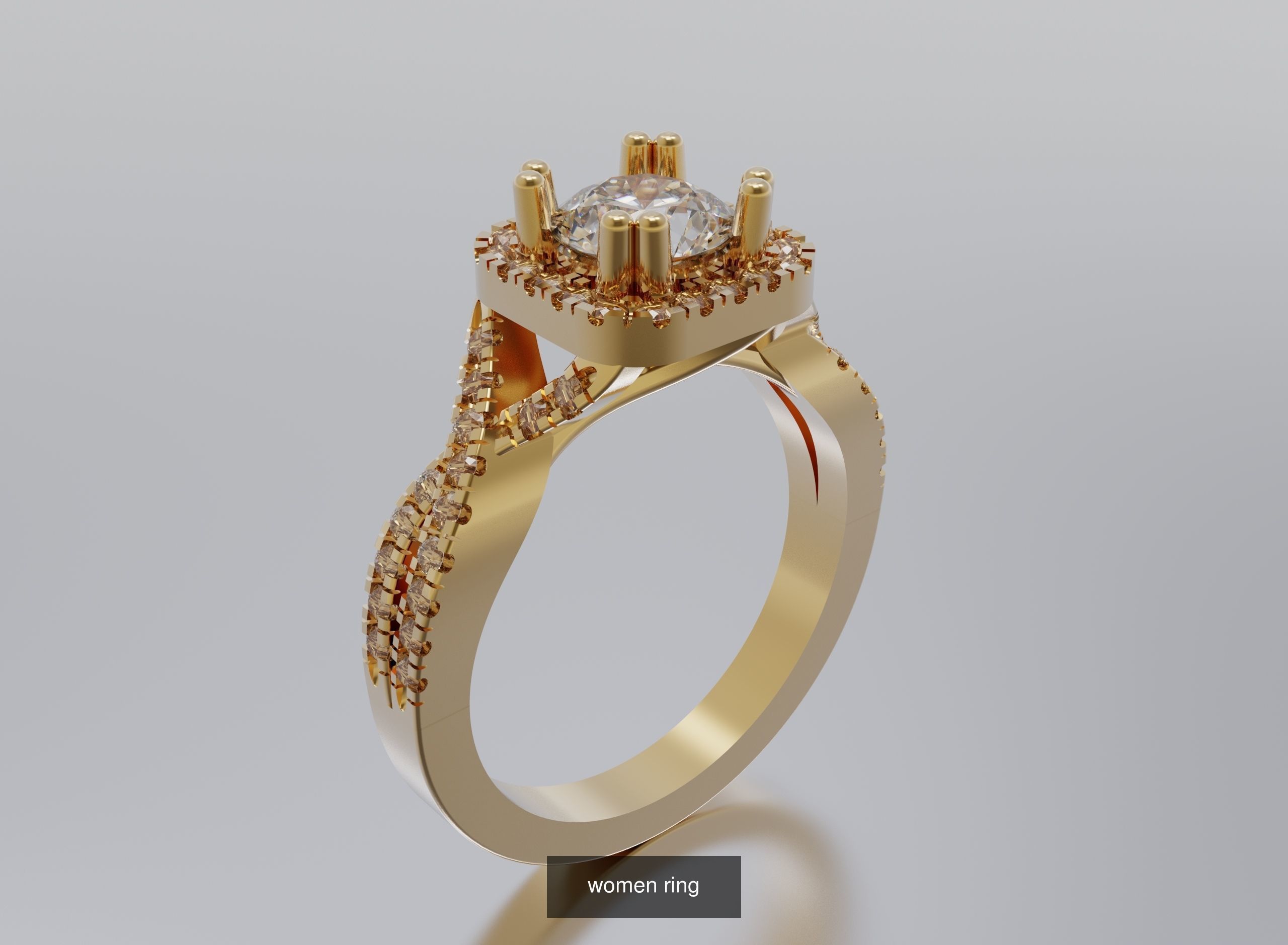 rings and pendants 3D Model Collection_123