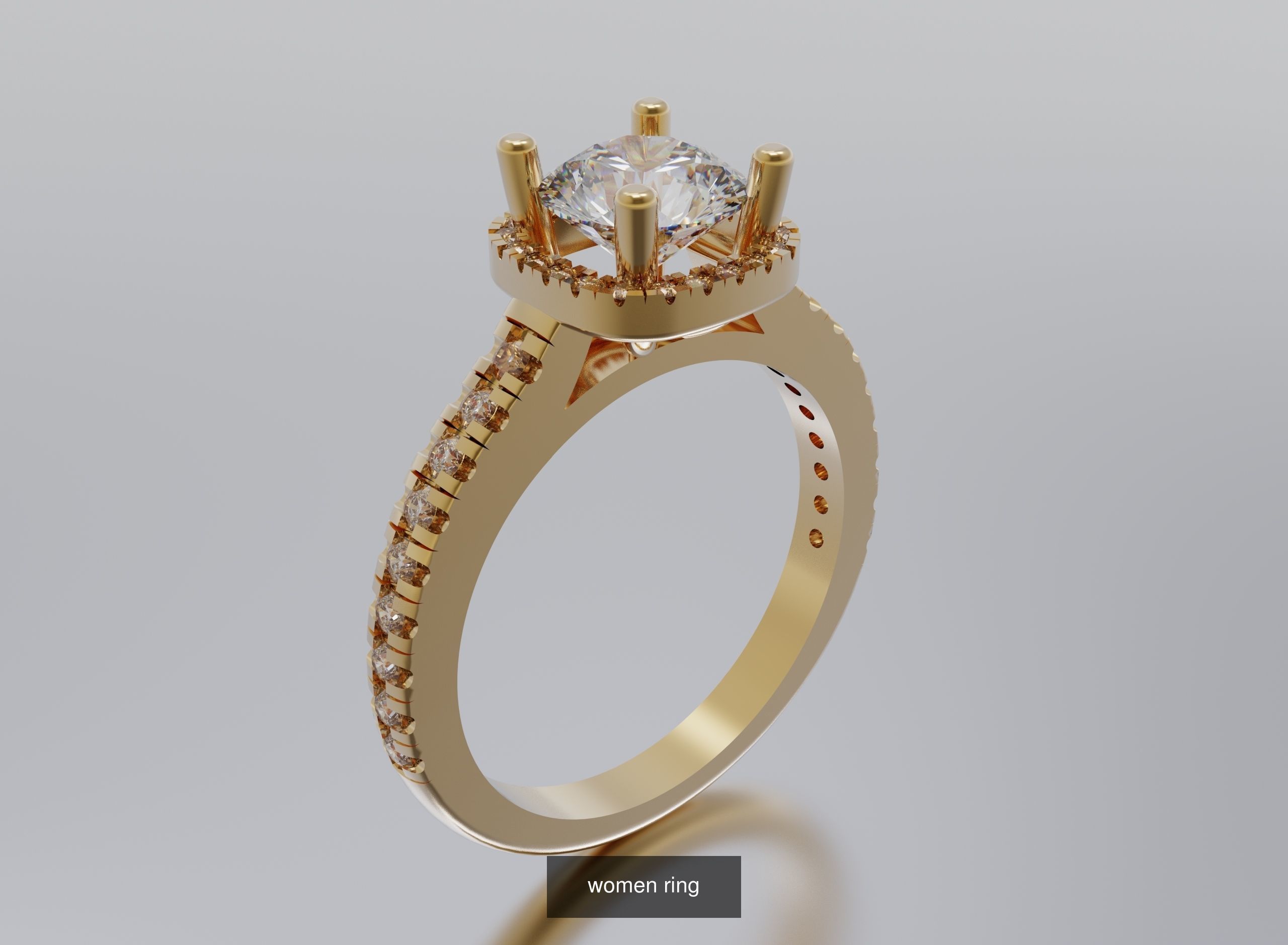 rings and pendants 3D Model Collection_110