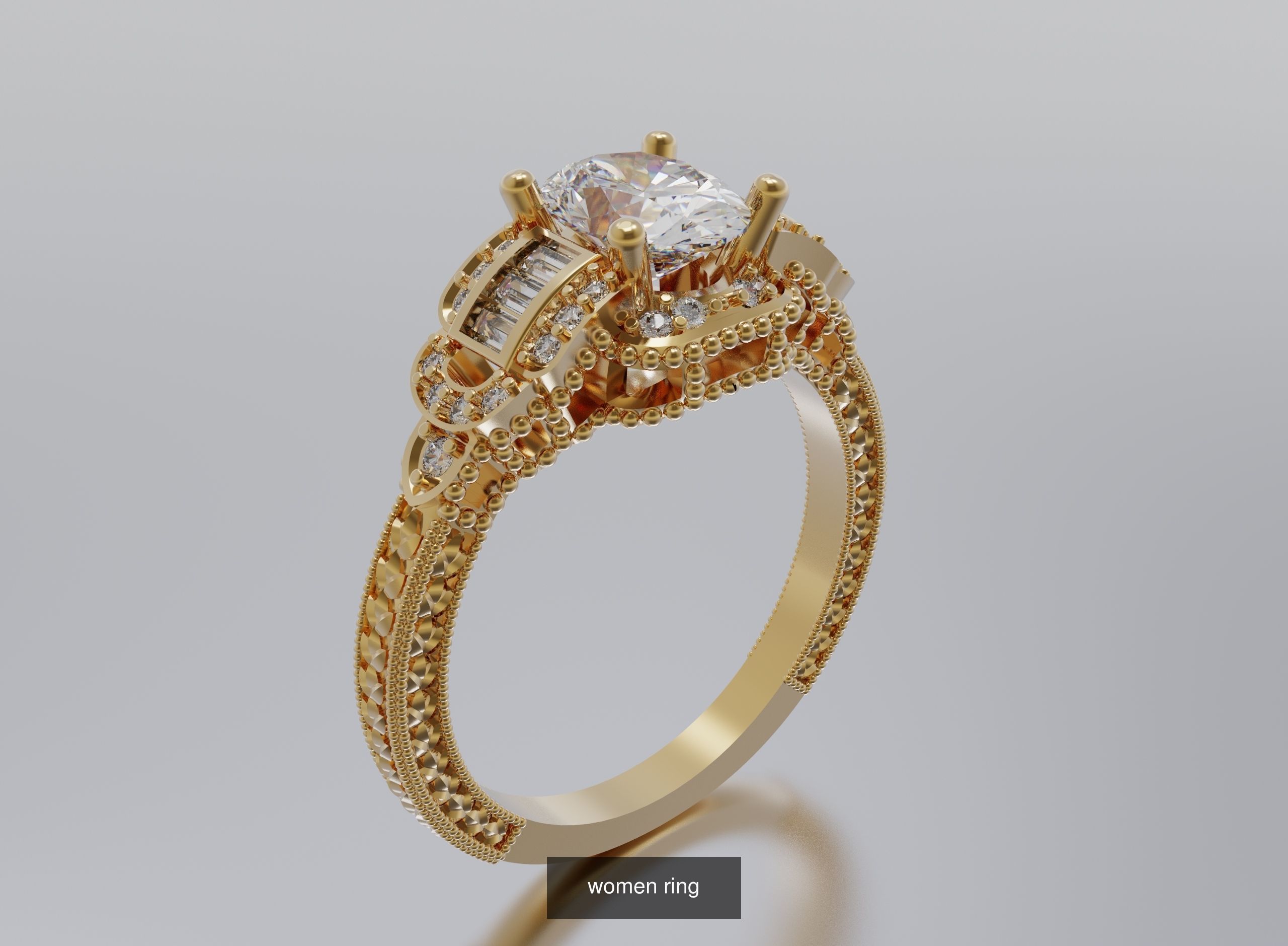 rings and pendants 3D Model Collection_107