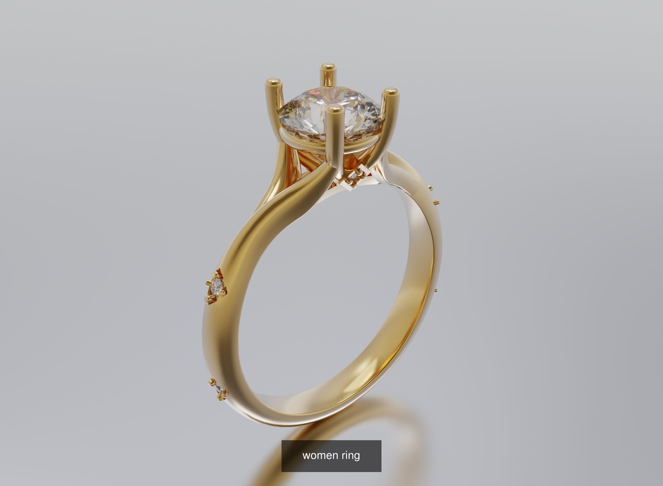 rings and pendants 3D Model Collection_86
