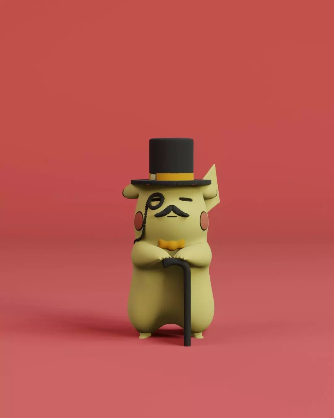 Sir Pikachu 3D print model