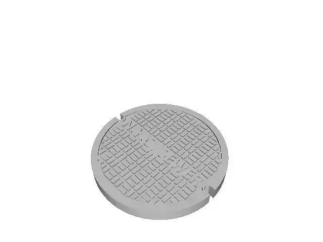 Manhole Cover for Diorama