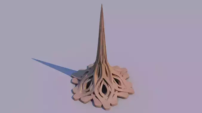 0173 - Islamic Landmark 3D model