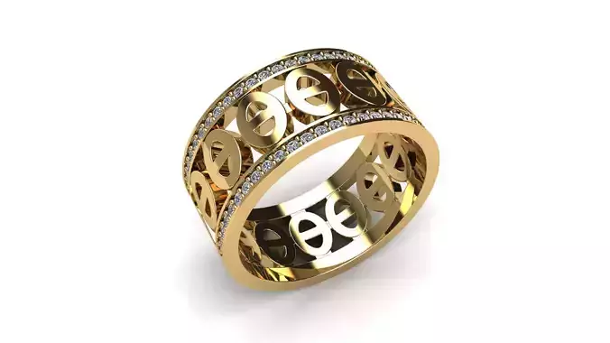 Divine Ring with Diamonds