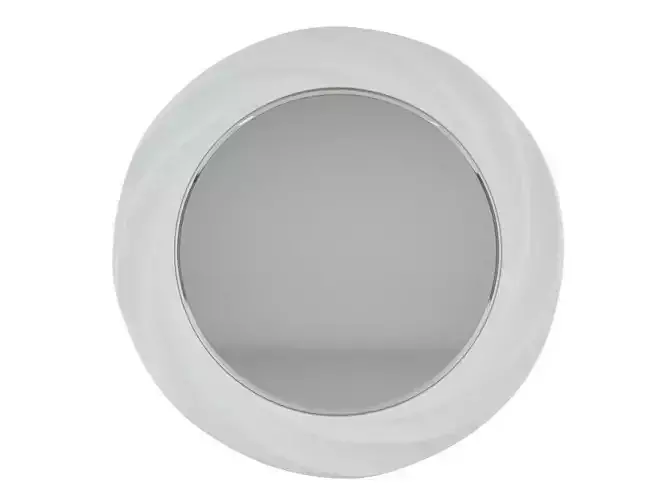 LUSTRO w okragtej biatej ramie 3D model