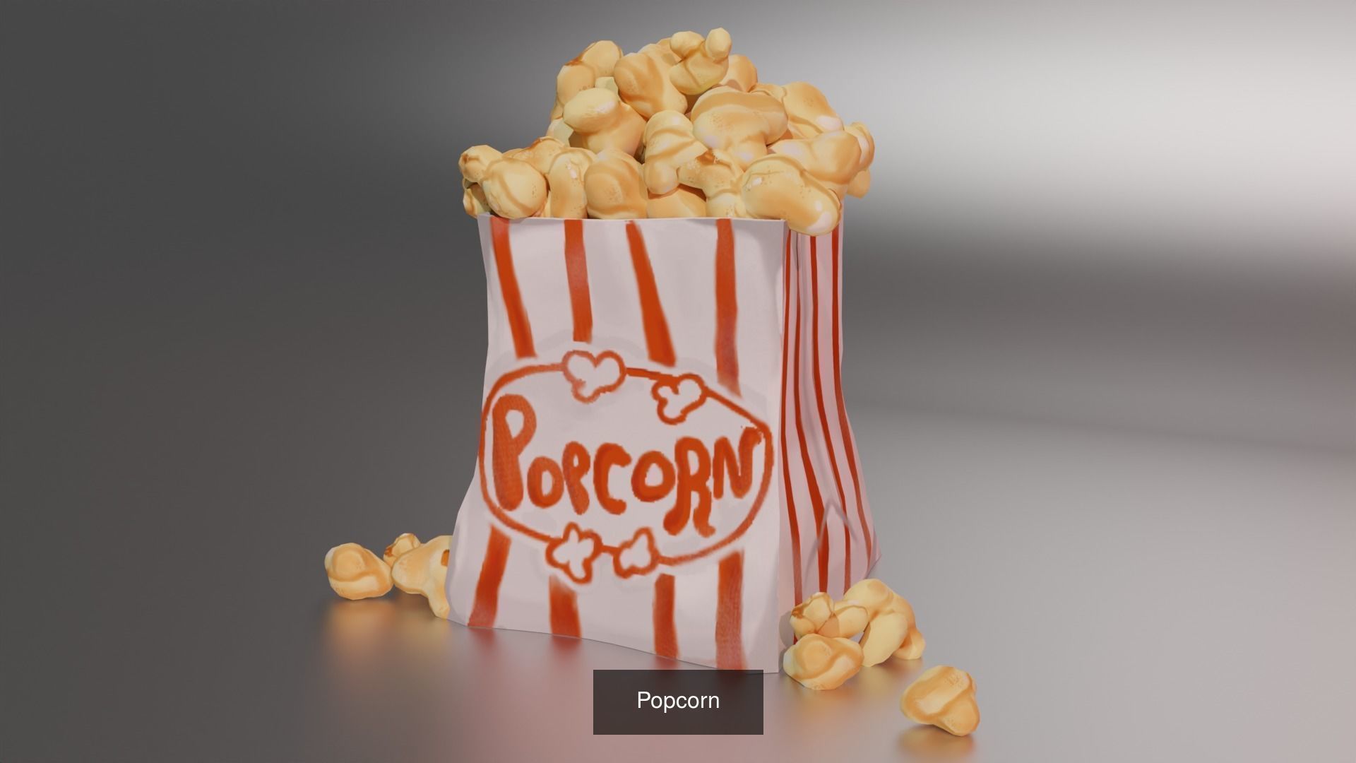 All Stylized Food Items - that we sell - Pack 3D Model Collection_6