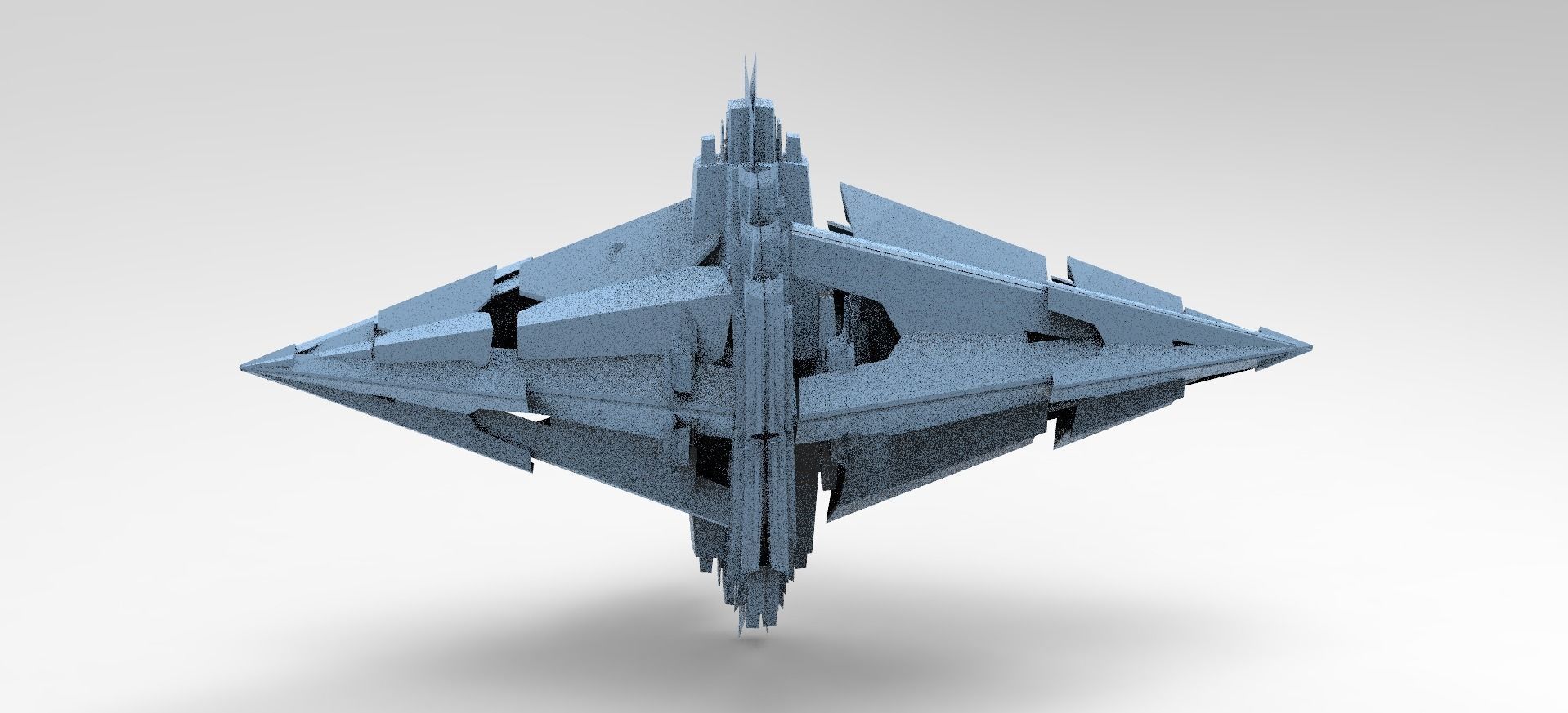 Sci fi Core crystal Shard 2  3D model_1