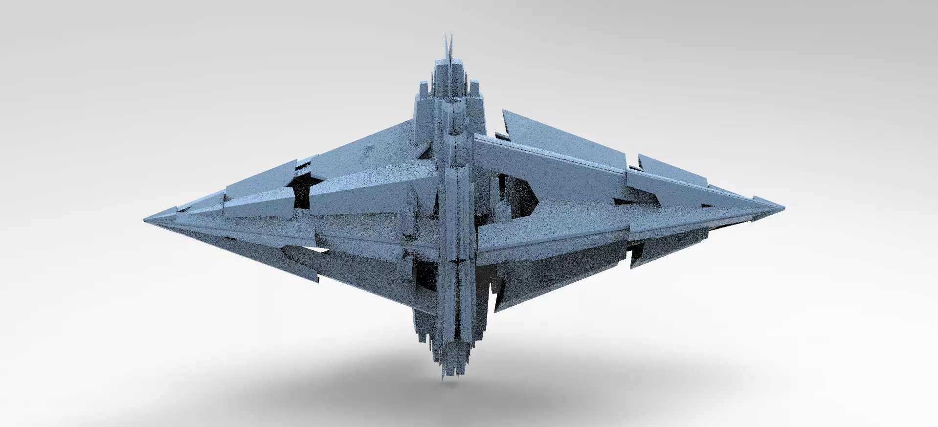 Sci fi Core crystal Shard 2  3D model_0