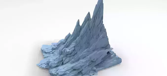 Sci fi Core crystal Shard Rock 