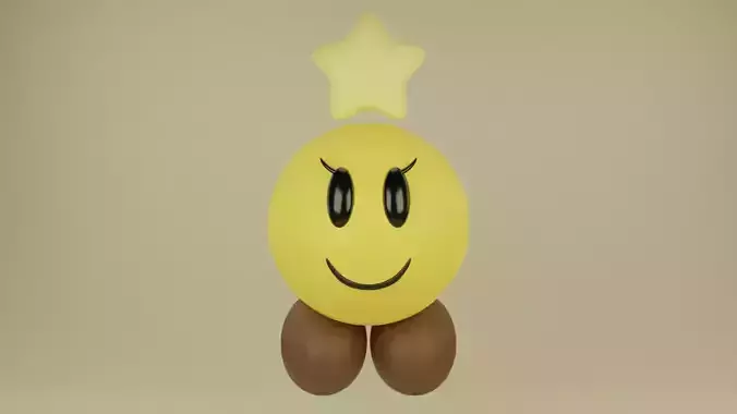 Starlow Mario 3D model