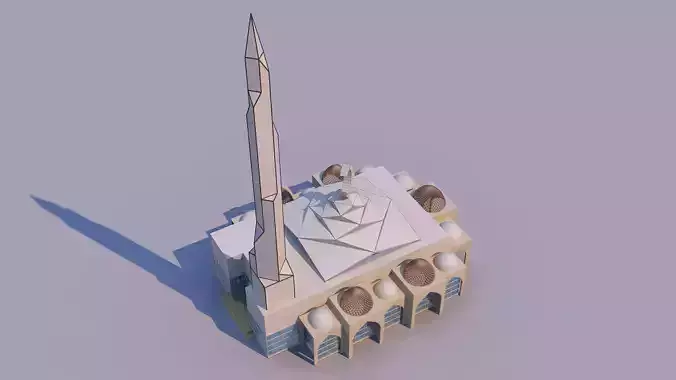 0174 - Mosque Building 3D model