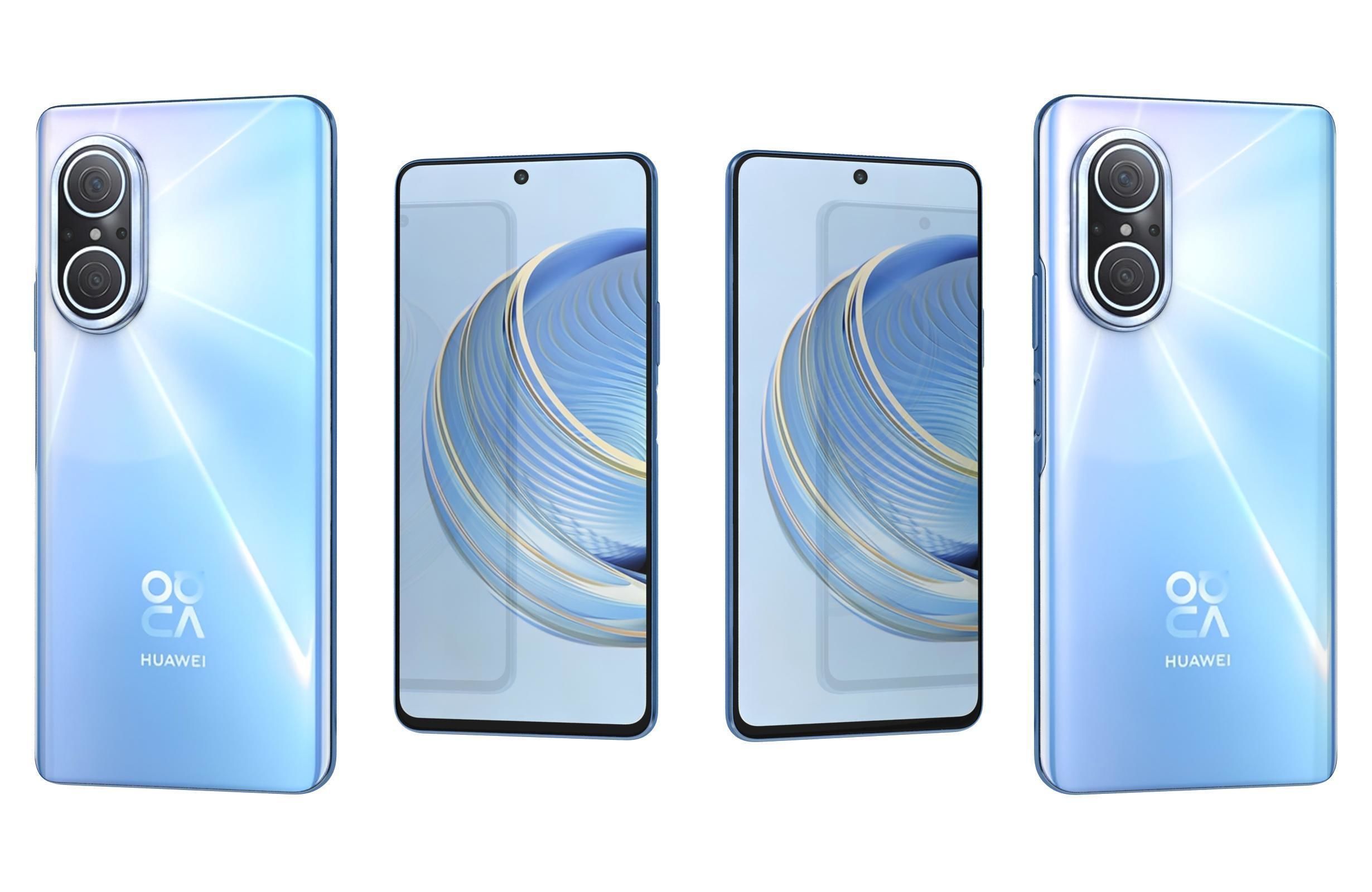 Huawei Nova 10 Youth Blue 3D model_4