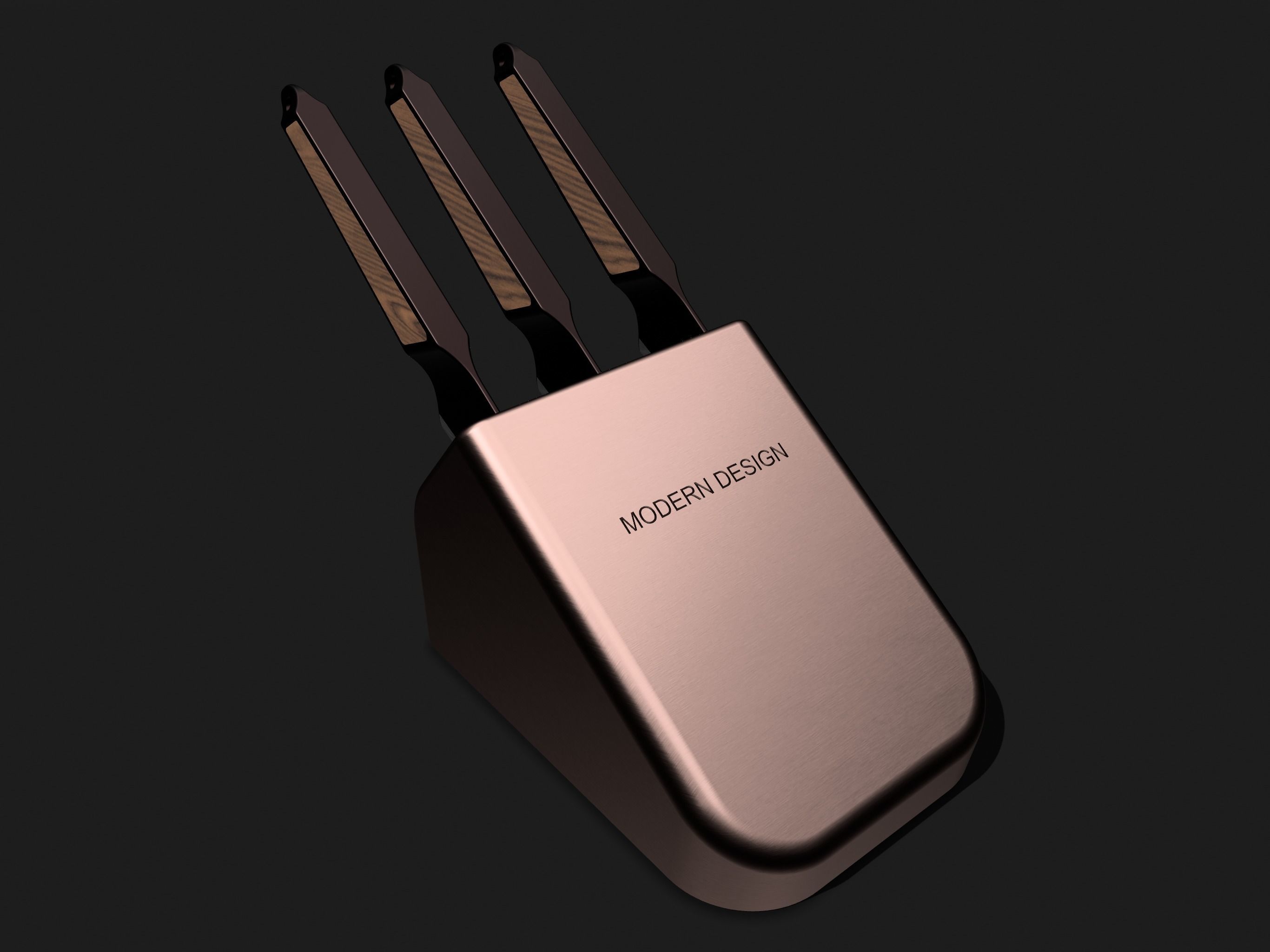 Kitchen Knife 3D model_10