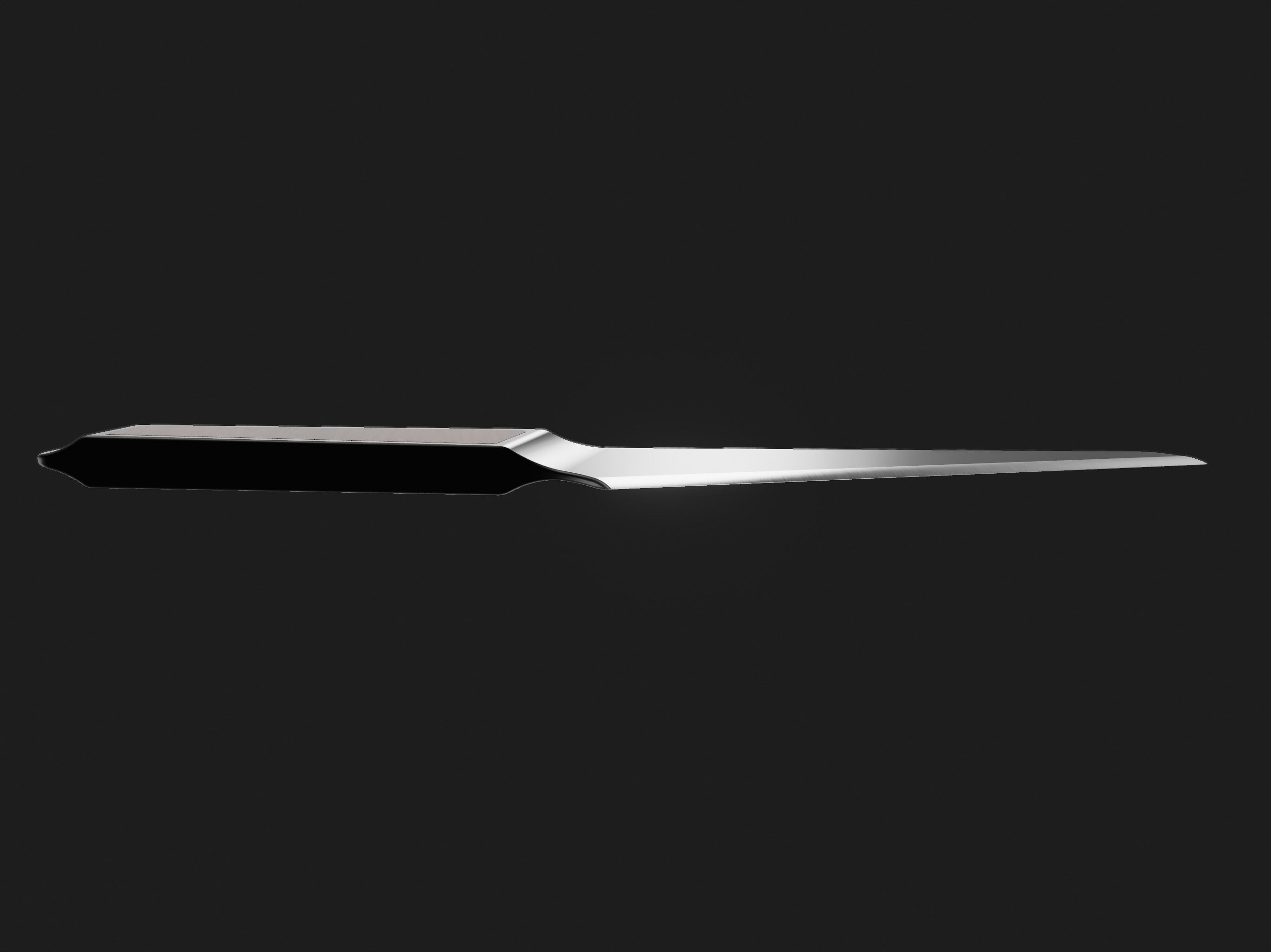 Kitchen Knife 3D model_2