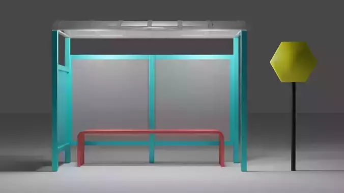 Bus stop shelter