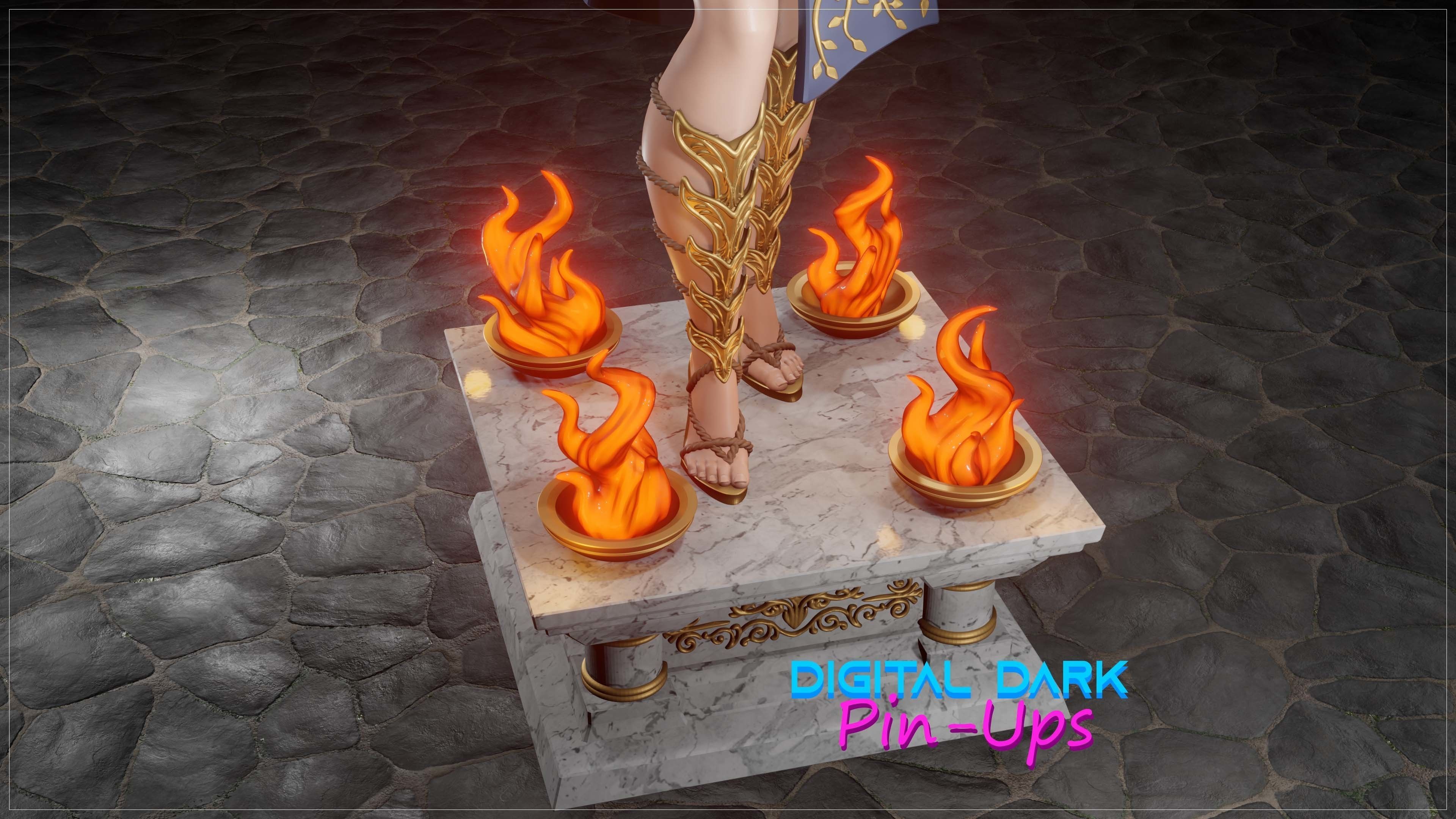 Queen Marika from Elden Ring with NSFW version and Miniatures 3D print model_6