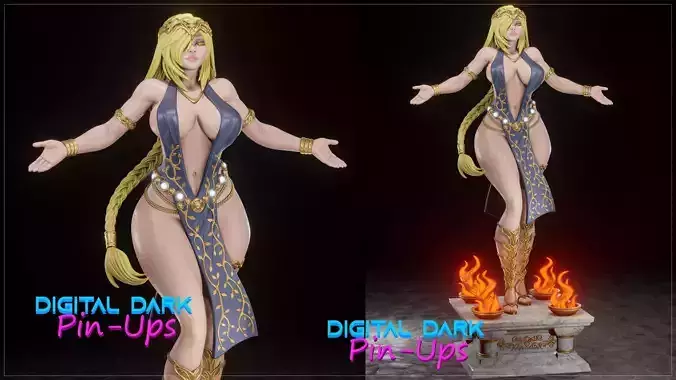 Queen Marika from Elden Ring with NSFW version and Miniatures