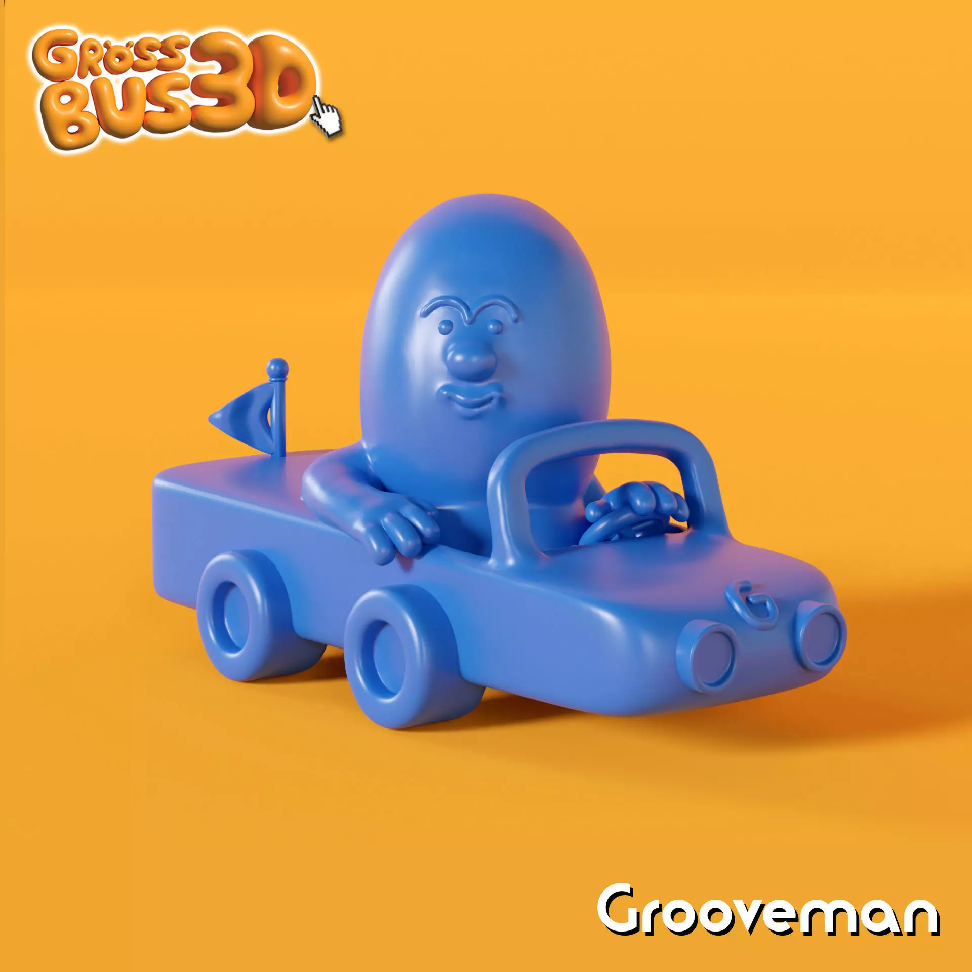 Grooveman 3D print model_0