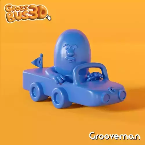 Grooveman 3D print model