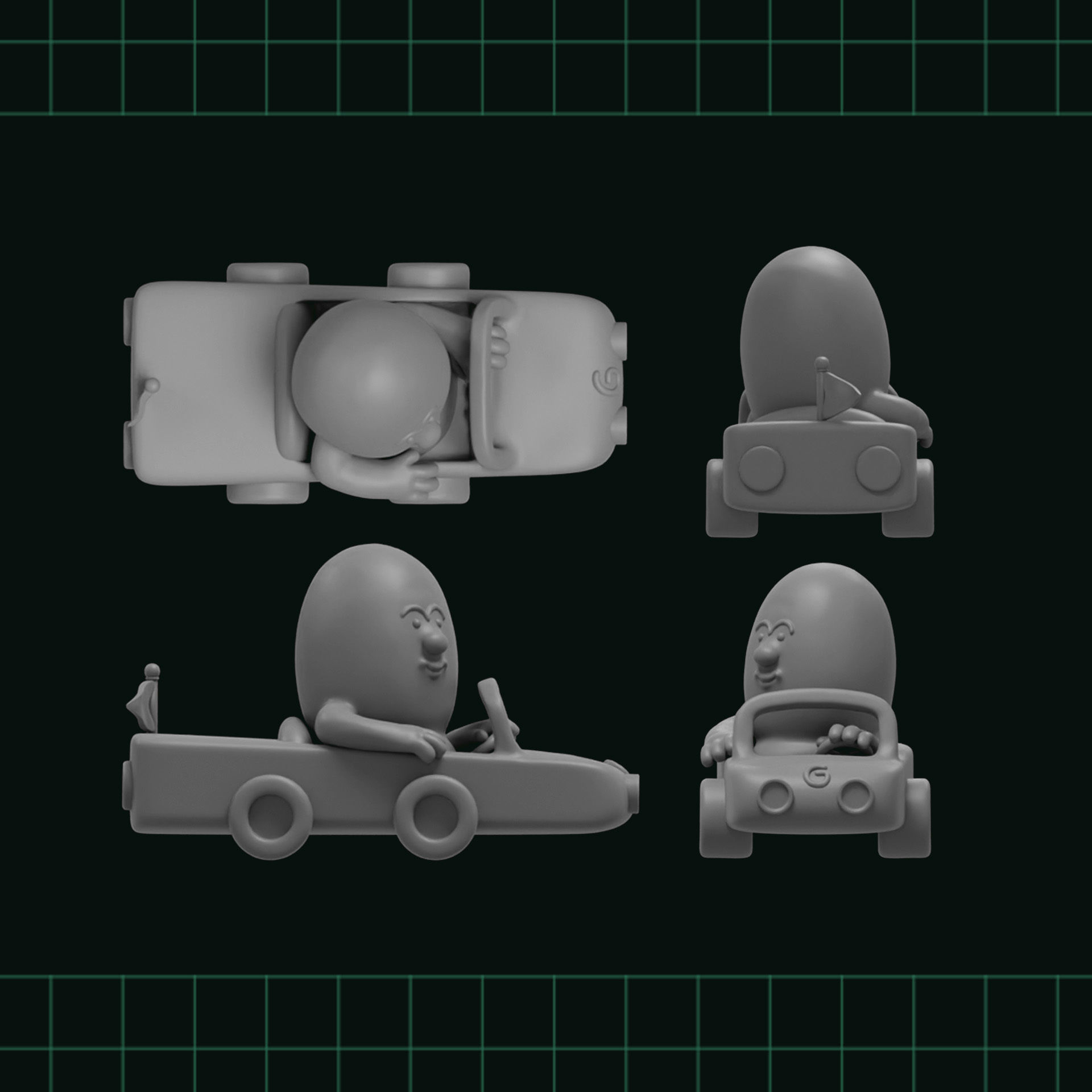 Grooveman 3D print model_2