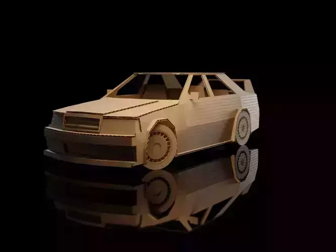 Mercedes Benz 190E 2 5 Evolution II 1992 cardboard car